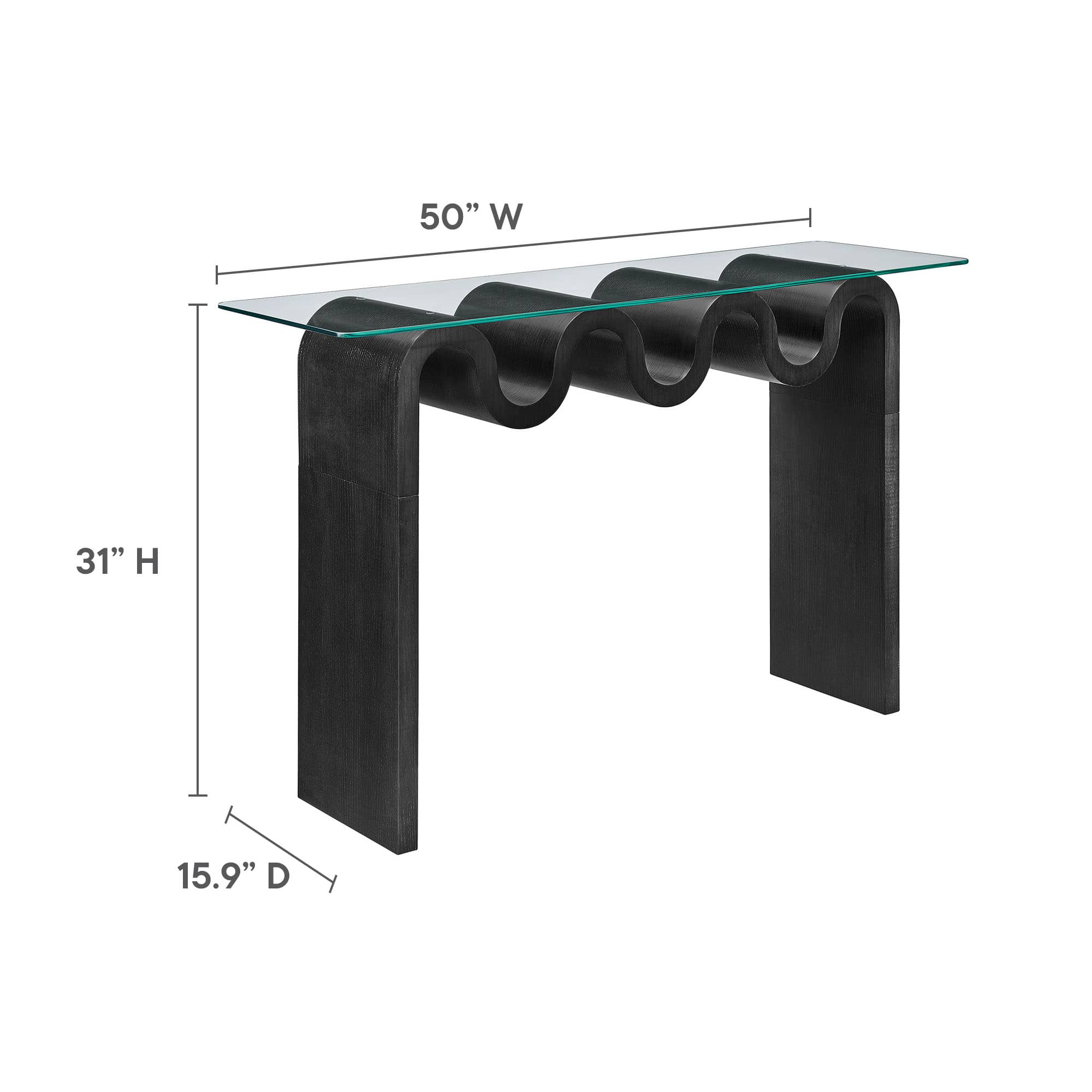 Modway EEI-6901-BLK Console-Sofa-Tables - View #3