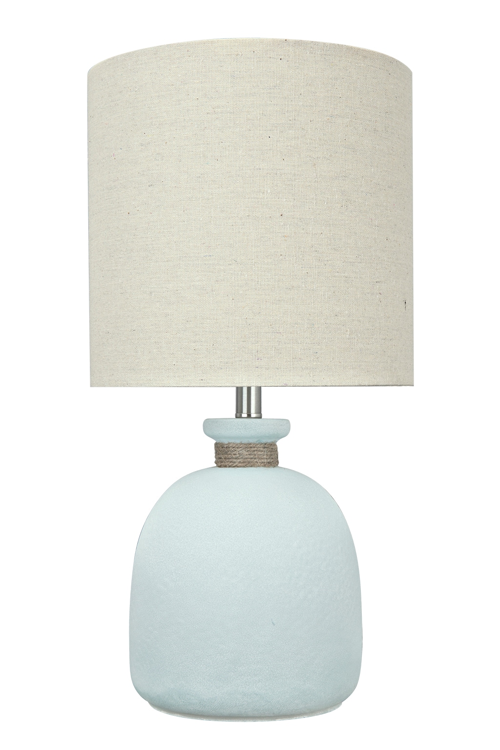 Aspen Creative Corporation 40141 19.5-in Light Blue 3-way Standard Desk Lamp with Metal Shade