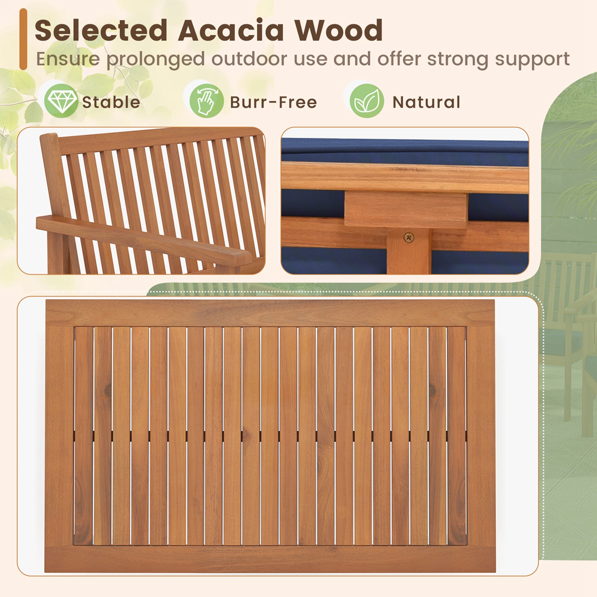 Costway HCST01022 Patio-Conversation-Sets - View #3