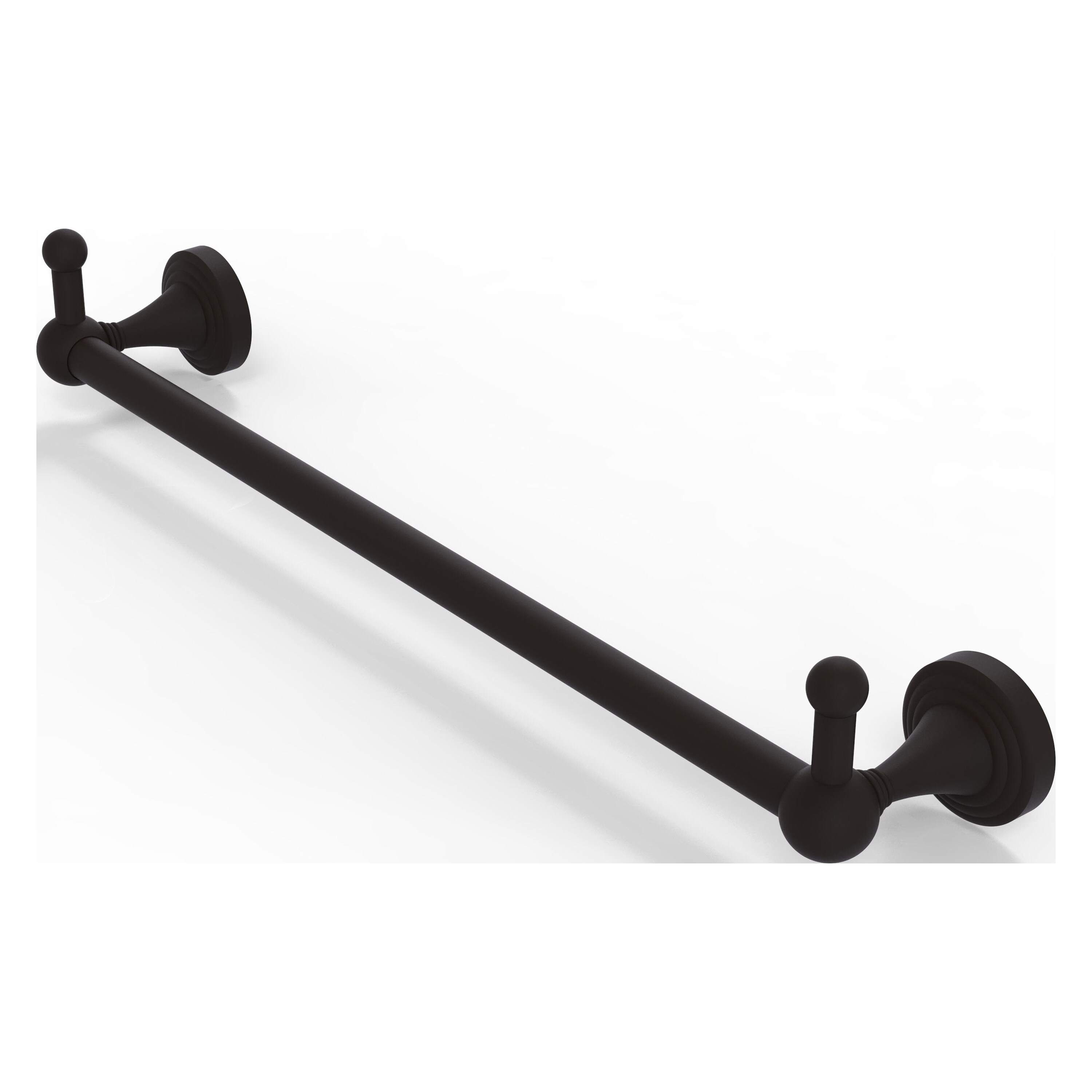 Allied Brass SG-41-24-PEG-ORB Sag Harbor 24-in Oil-rubbed bronze Wall mount Single Towel Bar