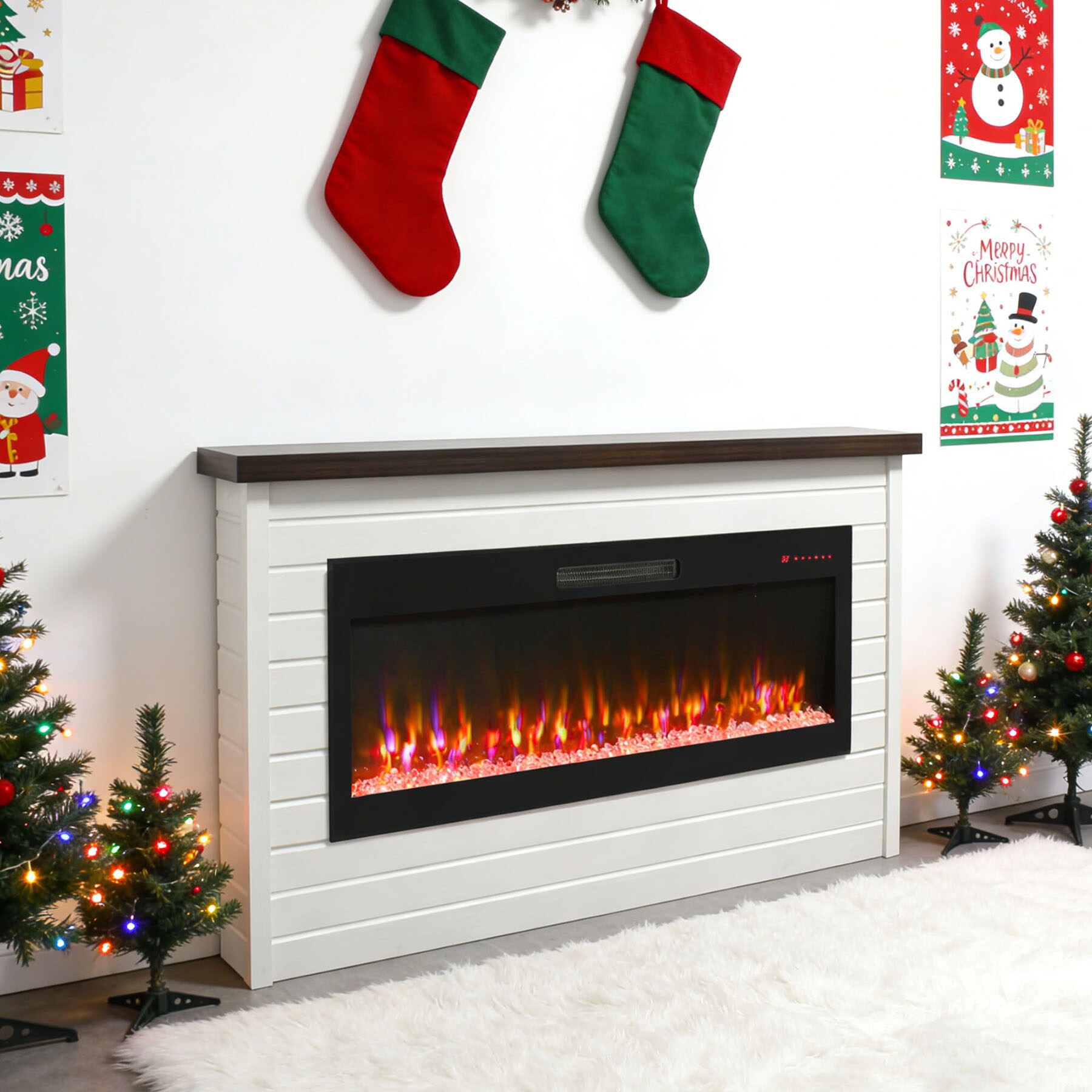 SINOFURN SYA170016WD Electric-Fireplaces - View #3
