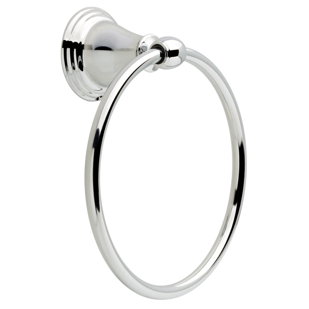 Delta Windemere Polished Chrome Wall Mount Single Towel Ring in