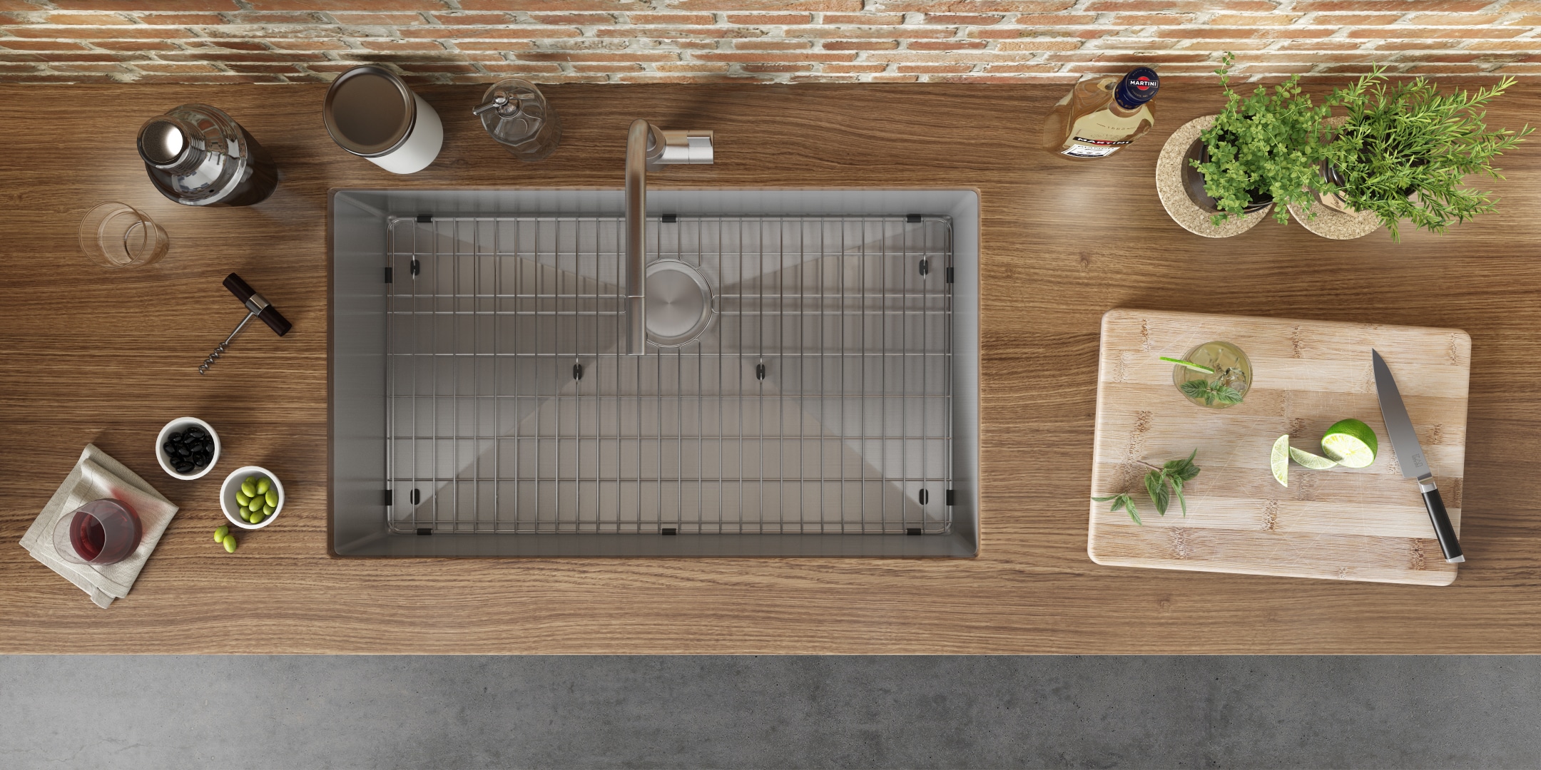 Ruvati 30-inch Stainless Steel Single Bowl Drop-in Kitchen Sink