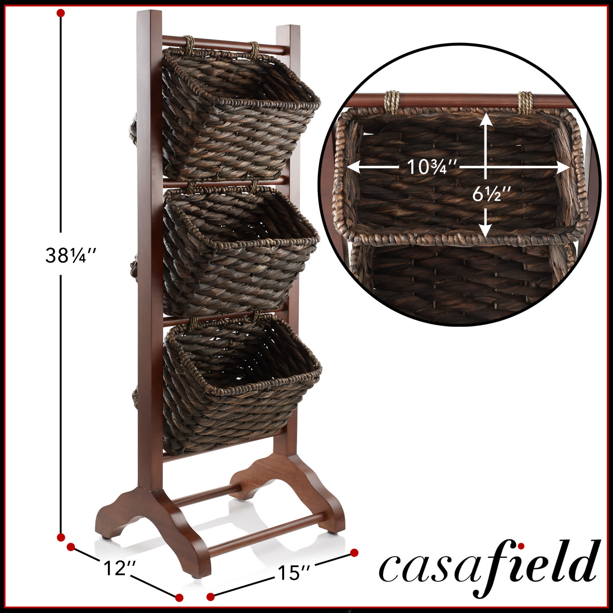 Casafield STO-M8746-BRN Bins-Baskets - View #7