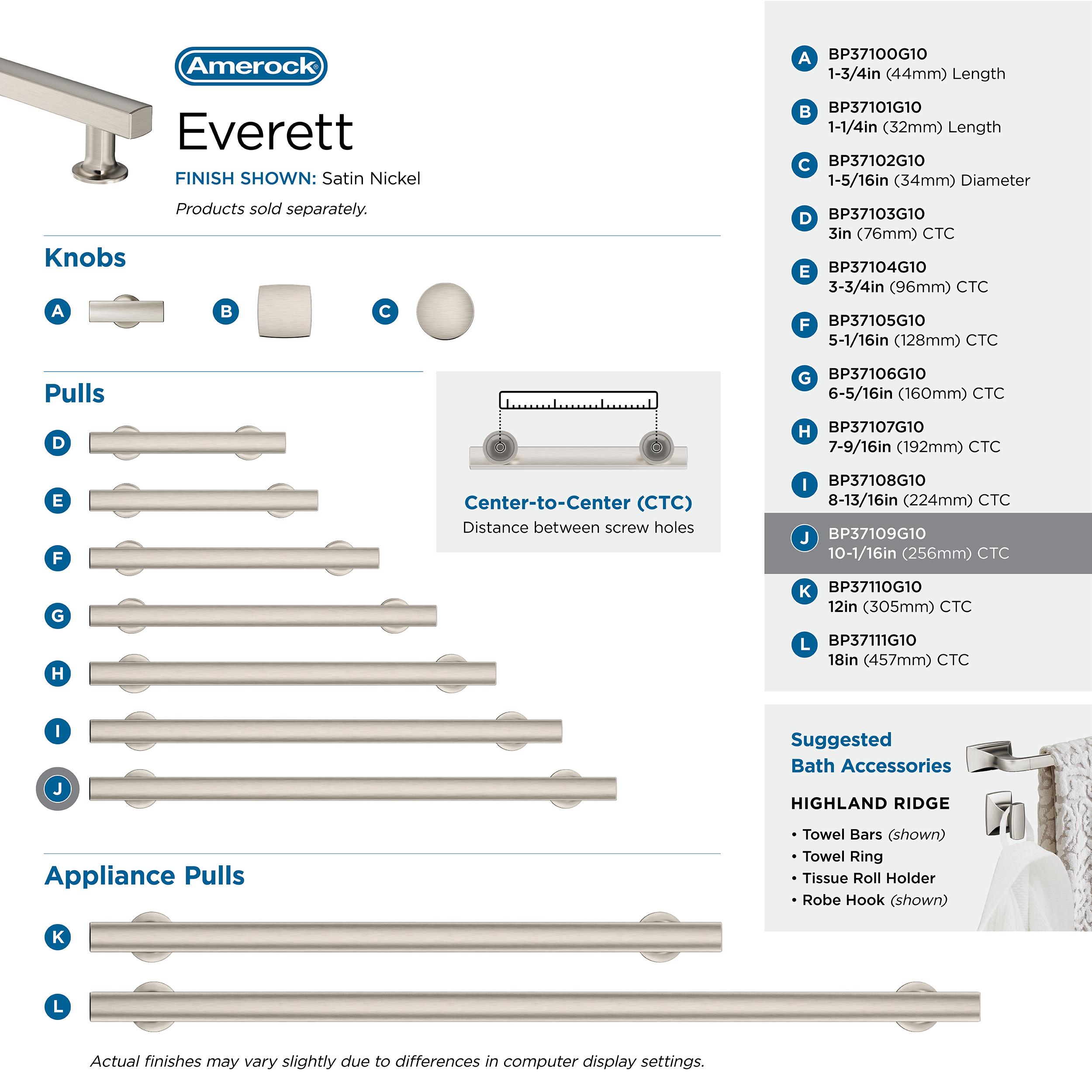 Amerock BP37109G10 Cabinet-Pulls - View #6