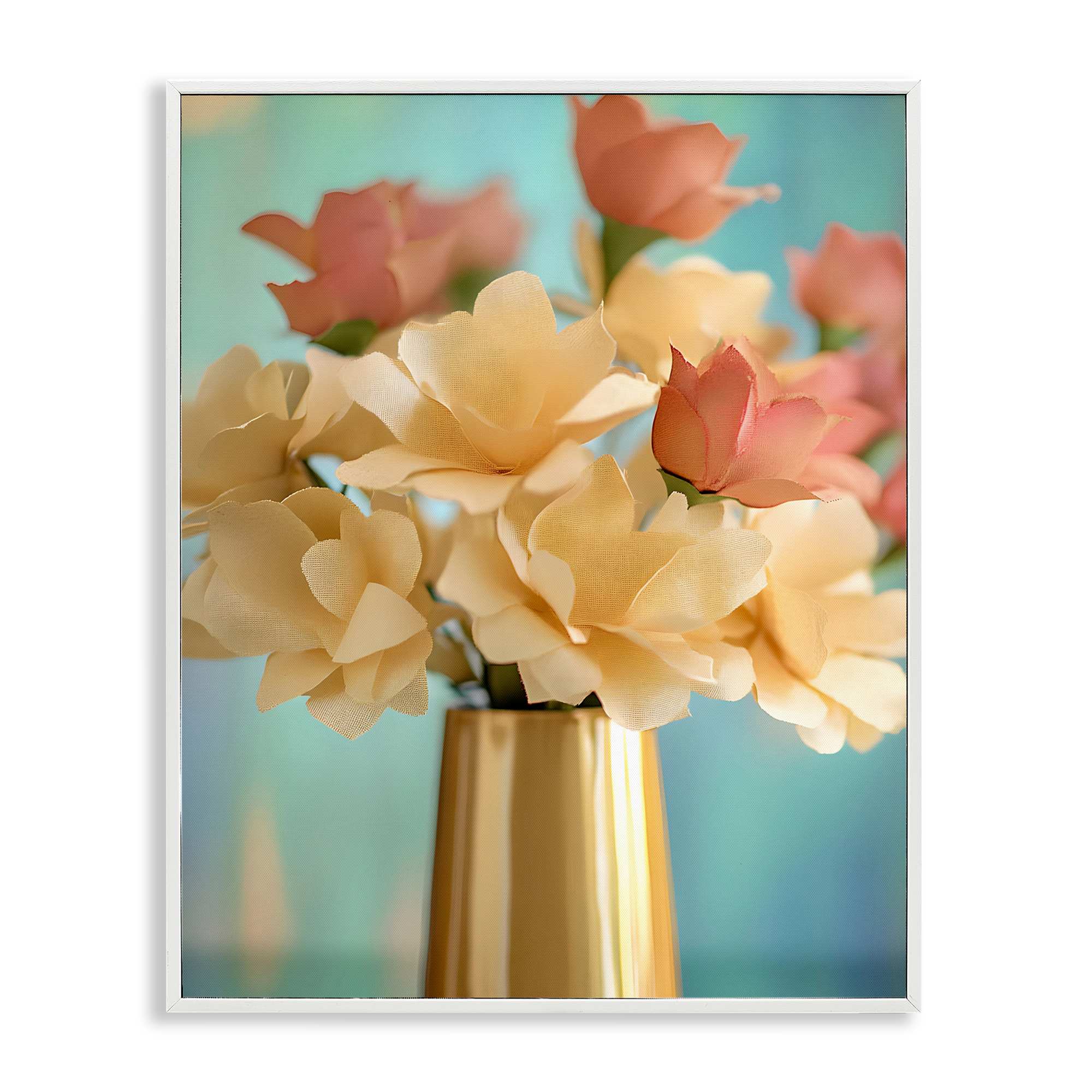 Stupell Industries BT-907-WFR-11X14 Modern Day Floral Bouquet White Framed Giclee Art By Franklyn Gregory 11 x 14