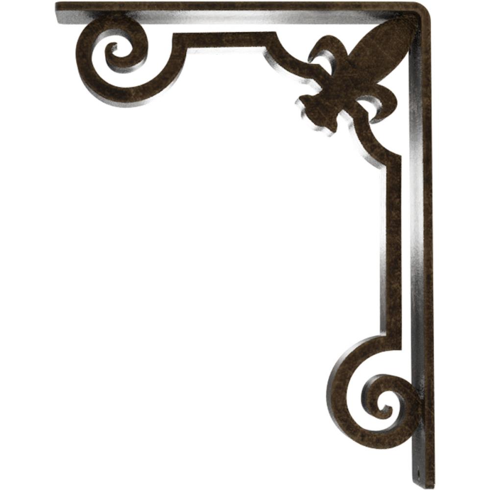 Ekena Millwork BKTM02X07X10TFLAPG Mending-Plates-Brackets-Braces - View #4
