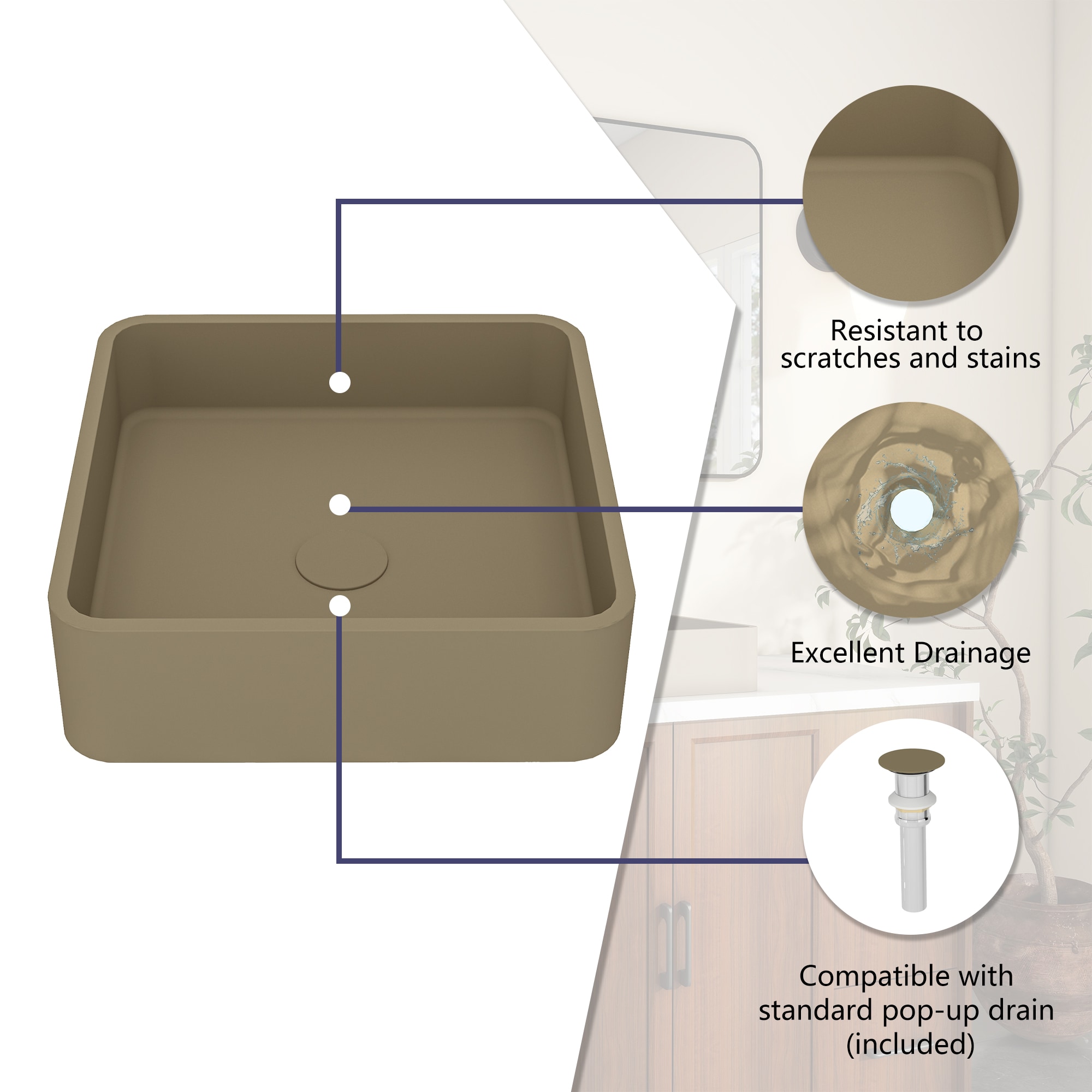 CASAINC MH-FH022-170 Bath-Sink - View #7