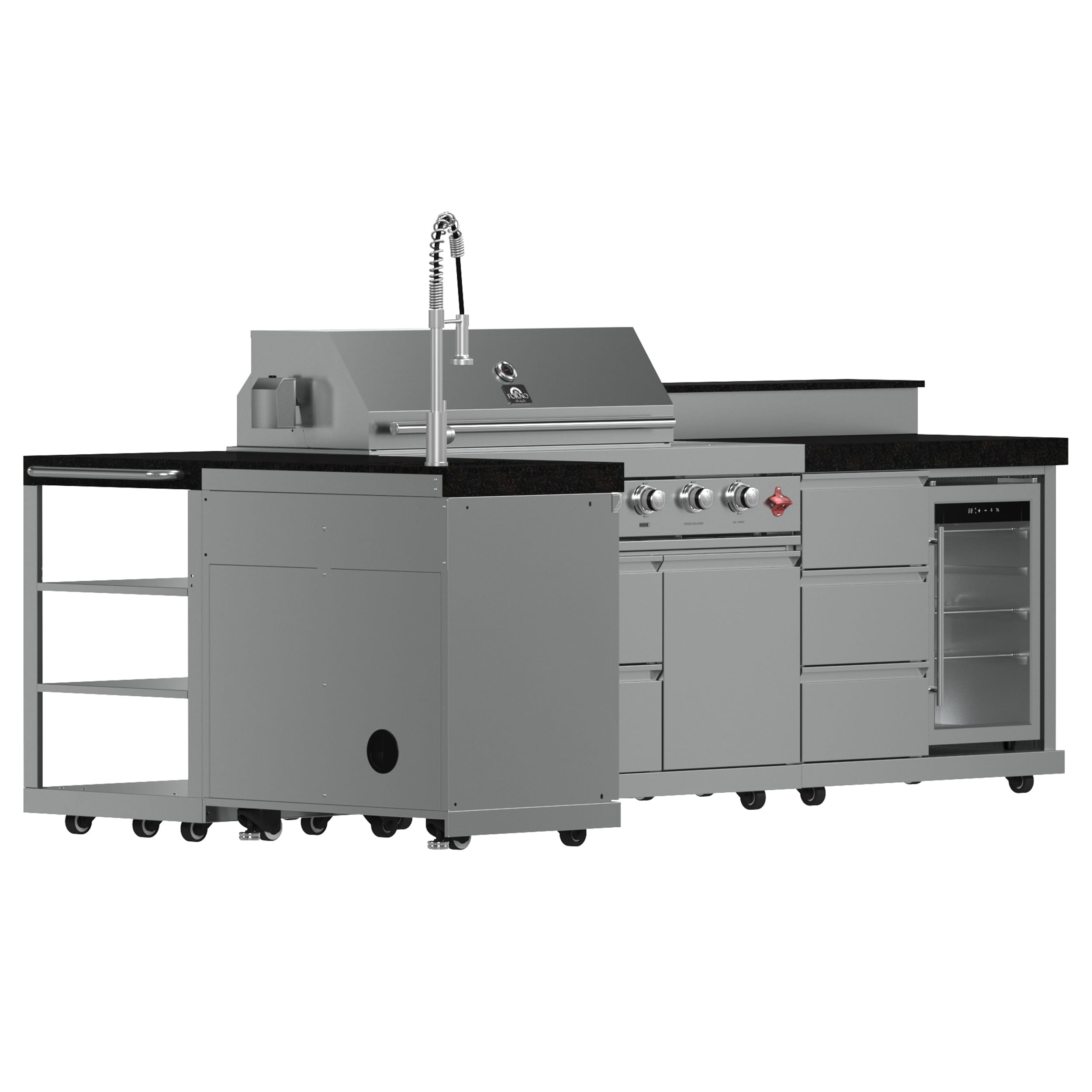 FORNO FODKT2520BLK Modular-Outdoor-Kitchens - View #8