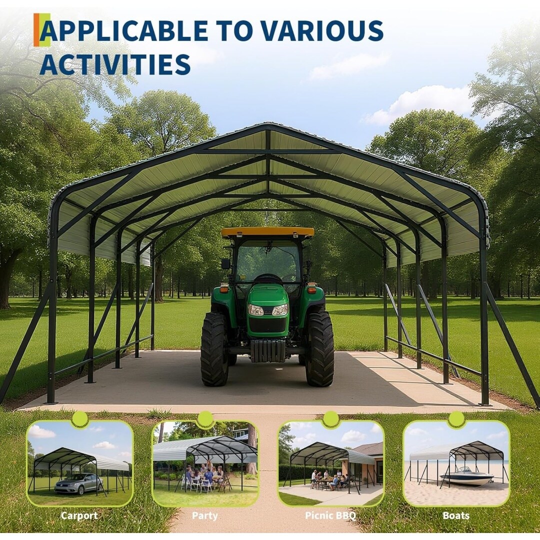 Qeetex GGL-PPG-33KSFXJN Carport-Covers - View #3