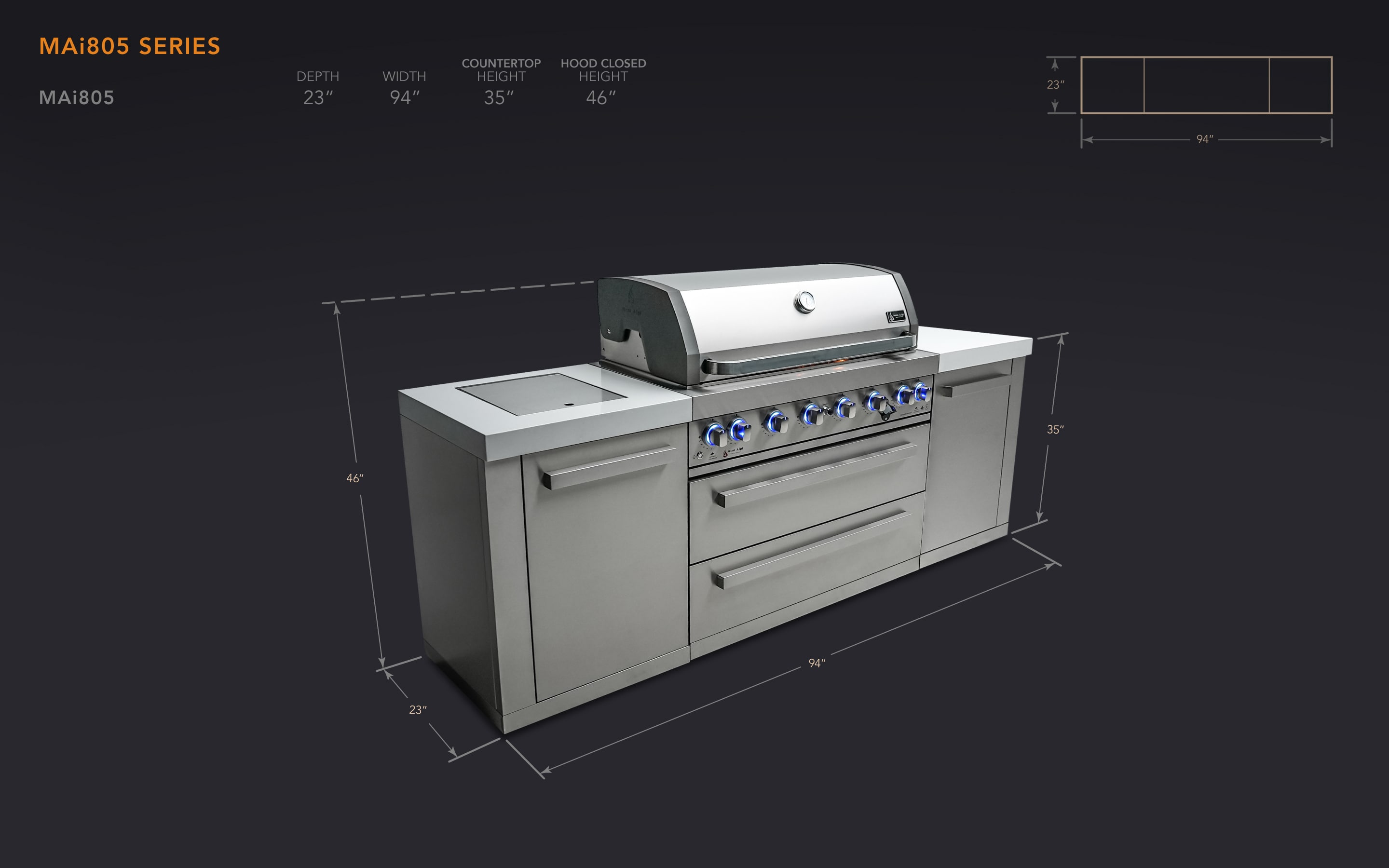 Mont Alpi MAI805 Modular-Outdoor-Kitchens - View #5