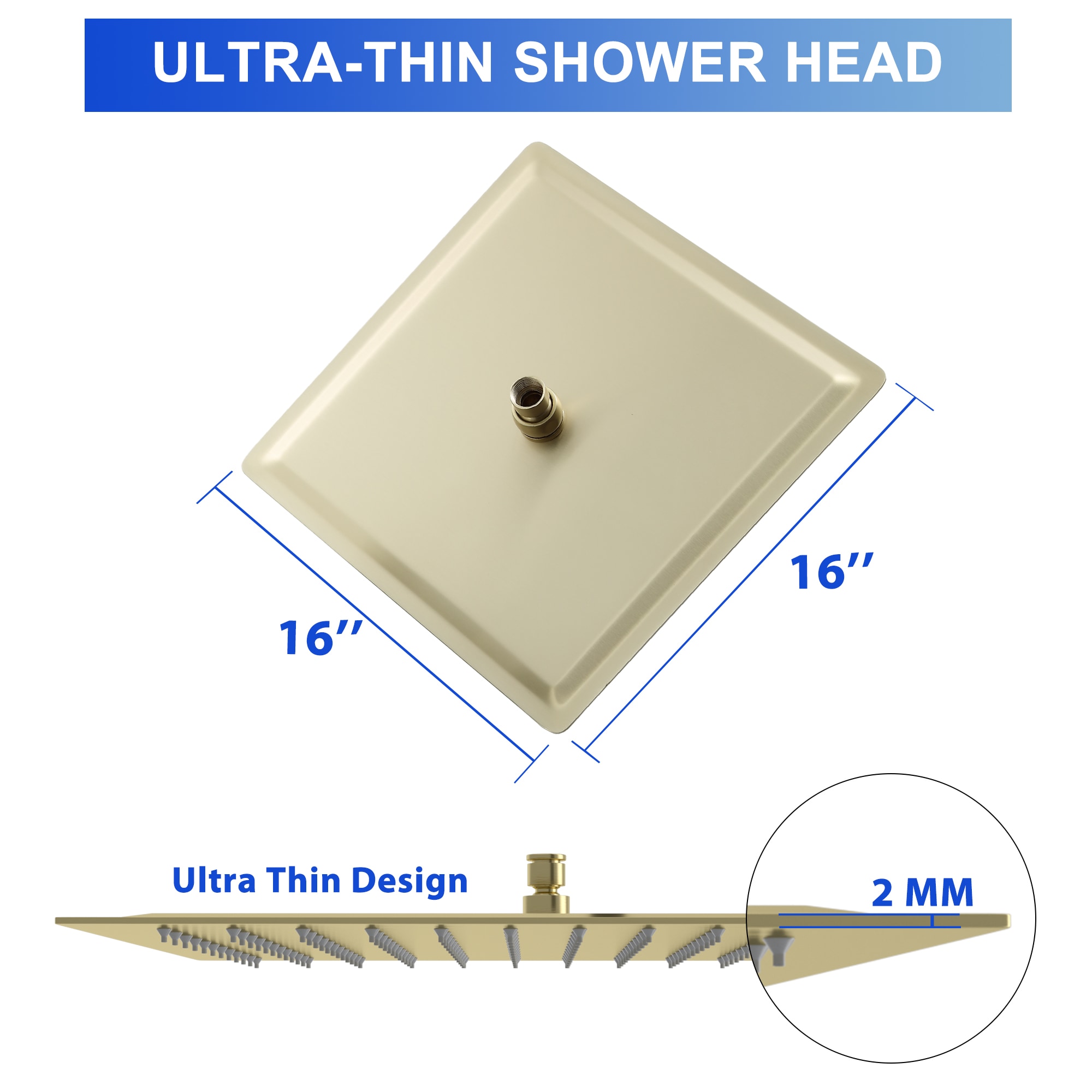 KICHAE KSLF17007-SS Fixed-Showerhead - View #7