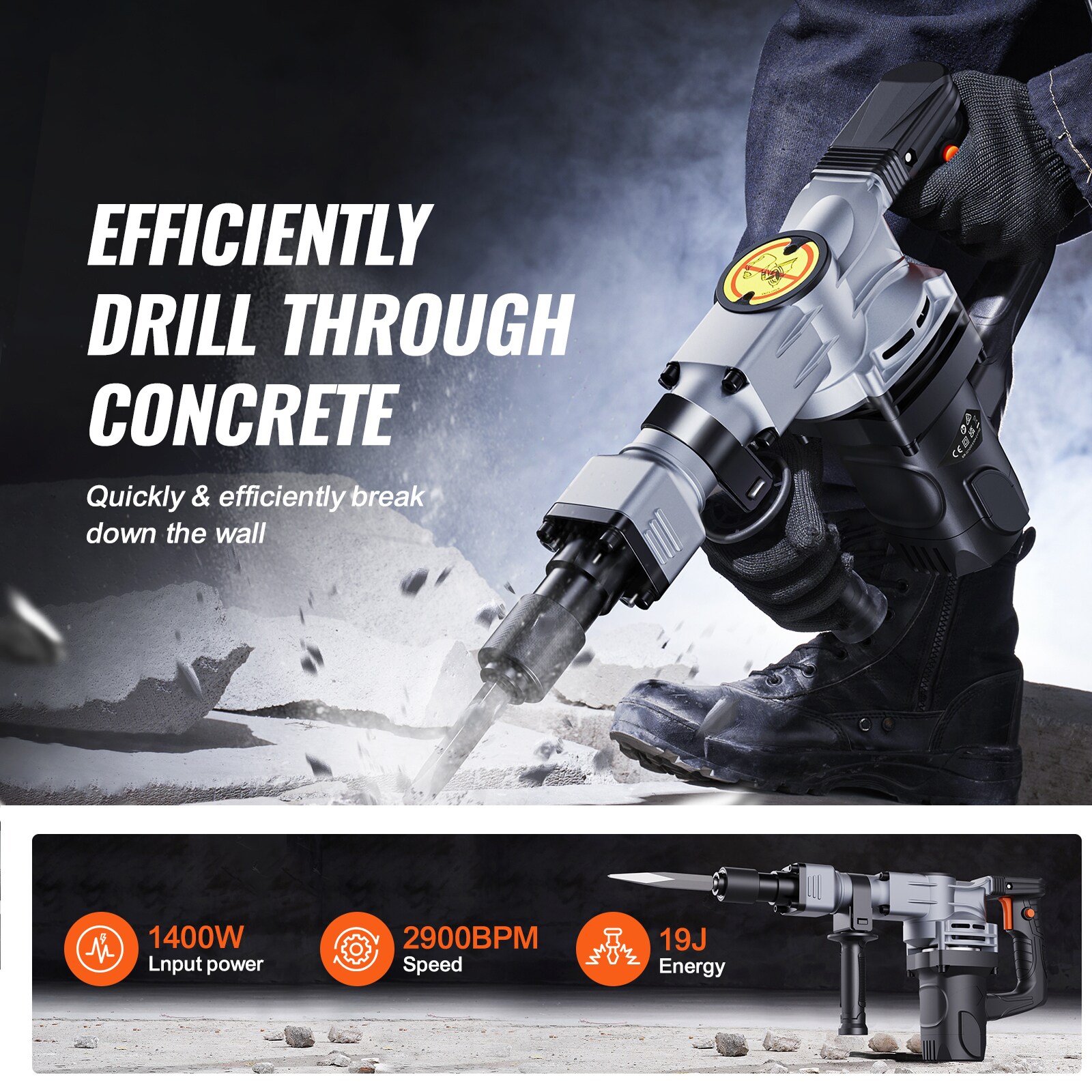 SVOPES SVOPESXXDH58Y04558V1 Demolition-Hammers - View #3