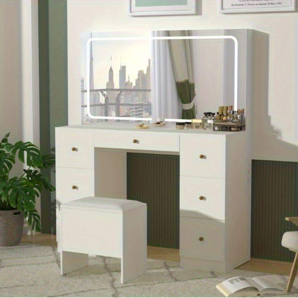 U-HOMY WJ-155WH-HM Bedroom-Vanities - View #6