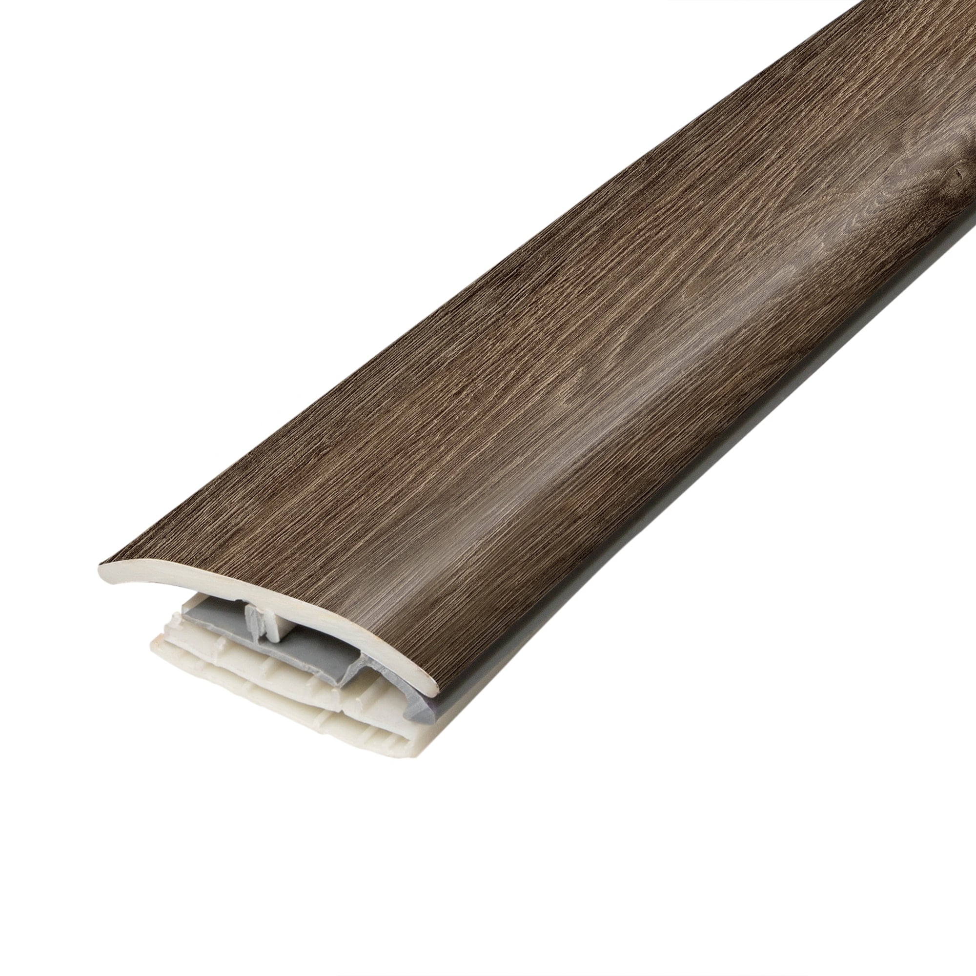 Mohawk LV4N1-03966 Elite Studio Loft Oak 0.23-in T x 1.88-in W x 78.7-in L Vinyl 4-in-1 Floor Moulding