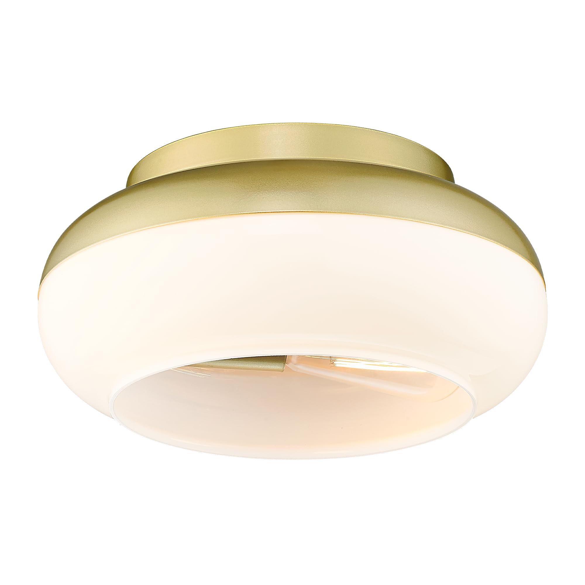 LTMATE LSZSL68F AG JAZAVA 2 -Light 11.5-in Antique Gold Flush Mount Light