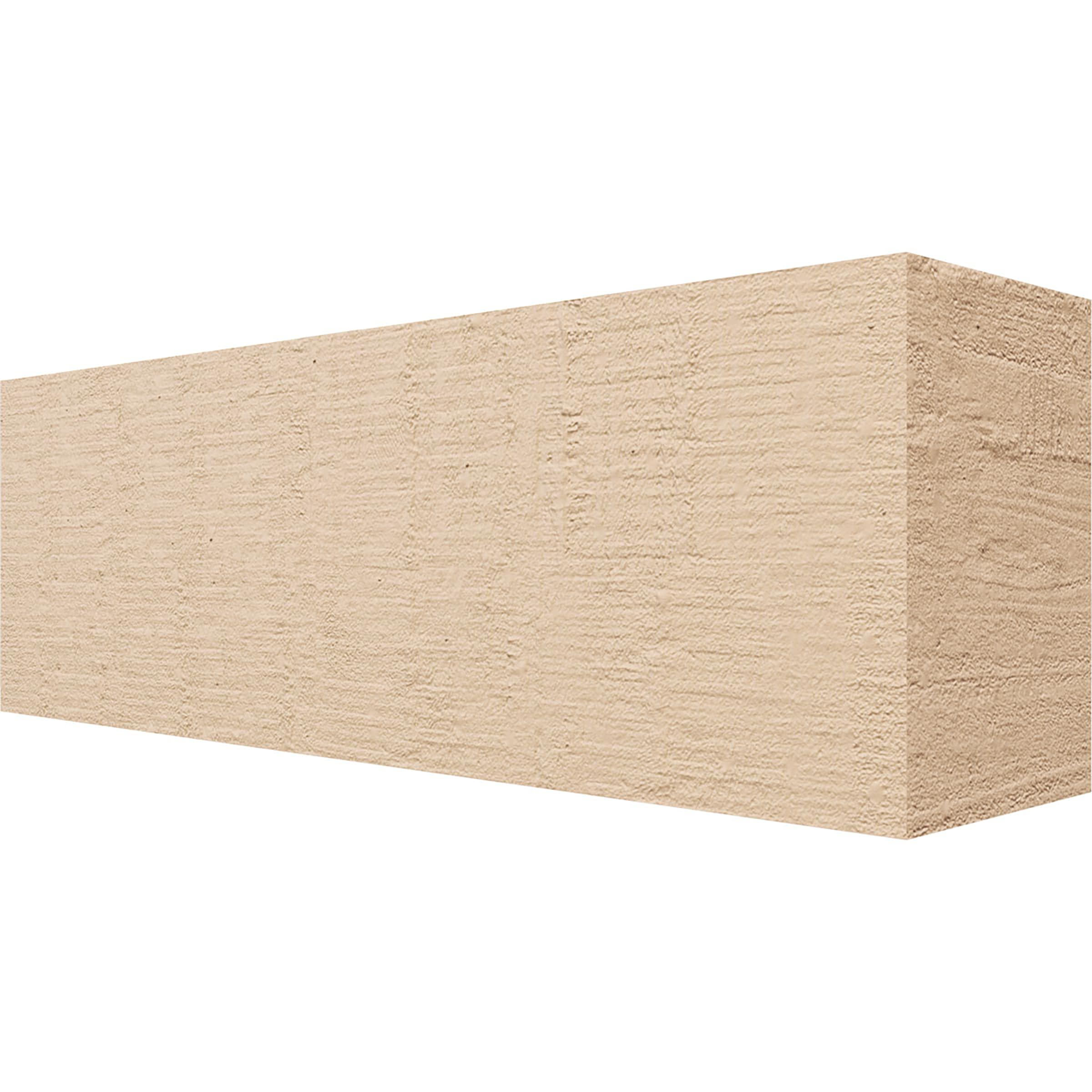 Ekena Millwork RFTU06X08X24BLKRCPR Block Woodgrain 6-in X 8-in X 24-in Brown Urethane Standard bracket
