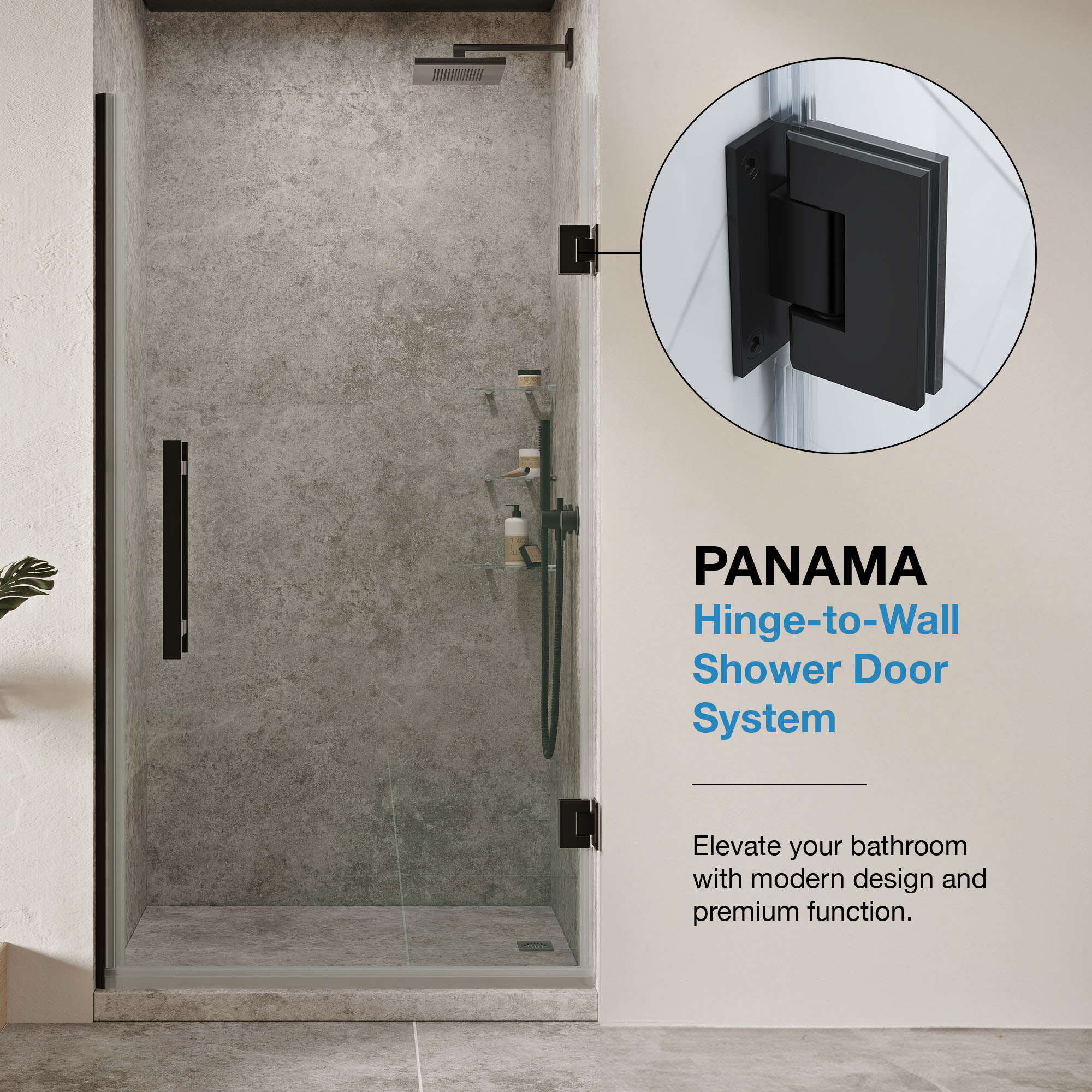 OVE Decors 15SKC-PANA36-SAT Alcove-Shower-Kit - View #5