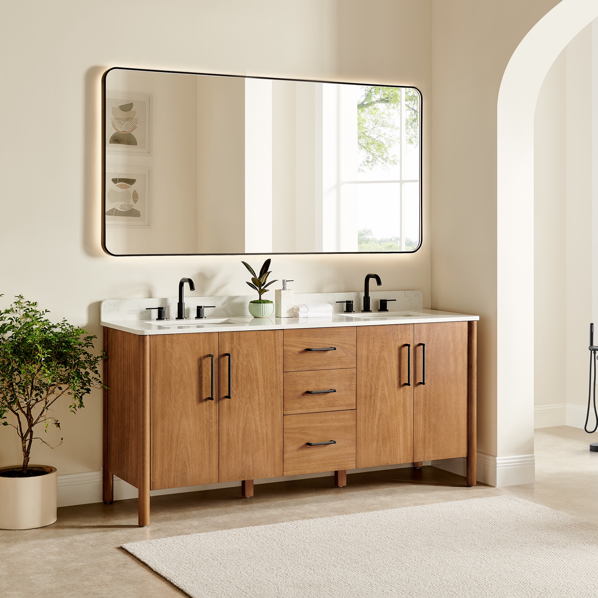 Altair 578072-MB-GW Bath-Vanity-Combo - View #3