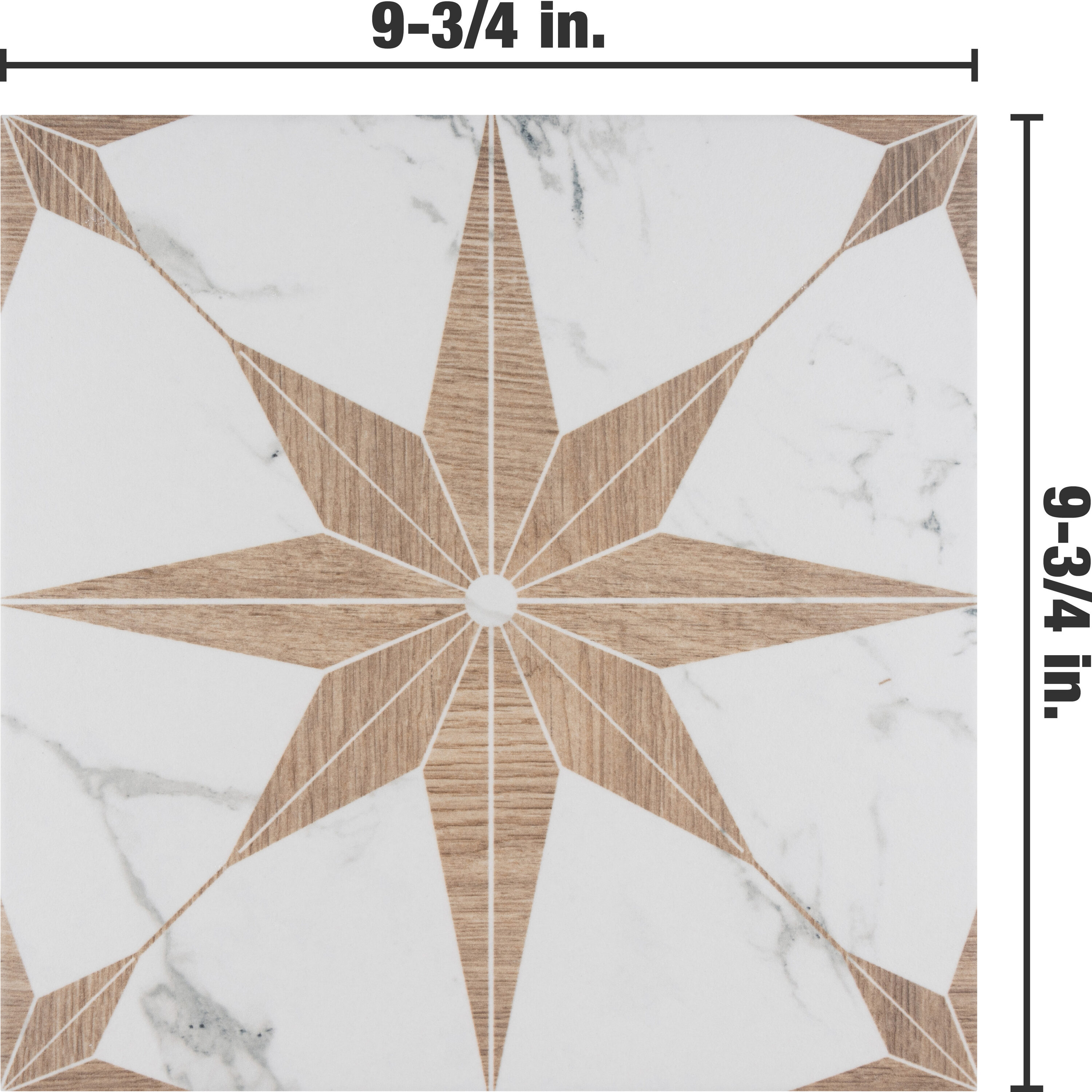 Noce Marble Look Porcelain Wall and Floor Tile