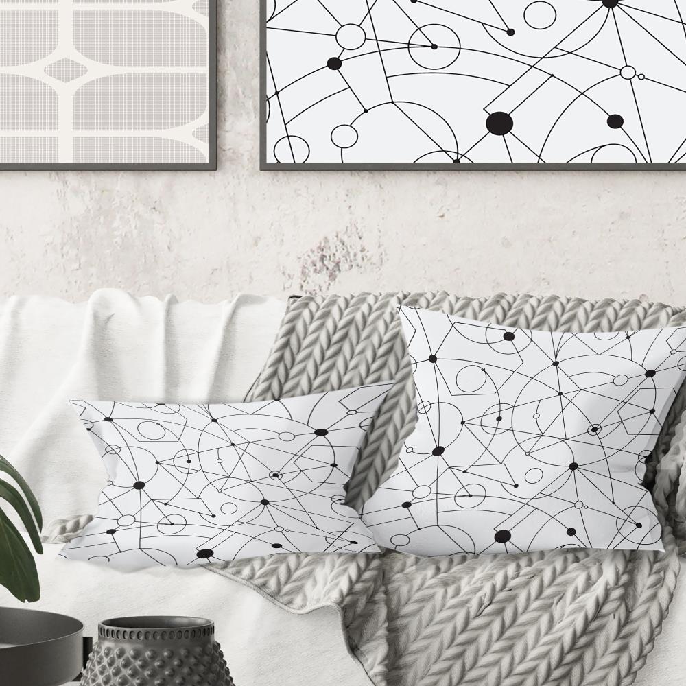 Designart CU24147-16-16 16-in x 16-in White Indoor Decorative Pillow