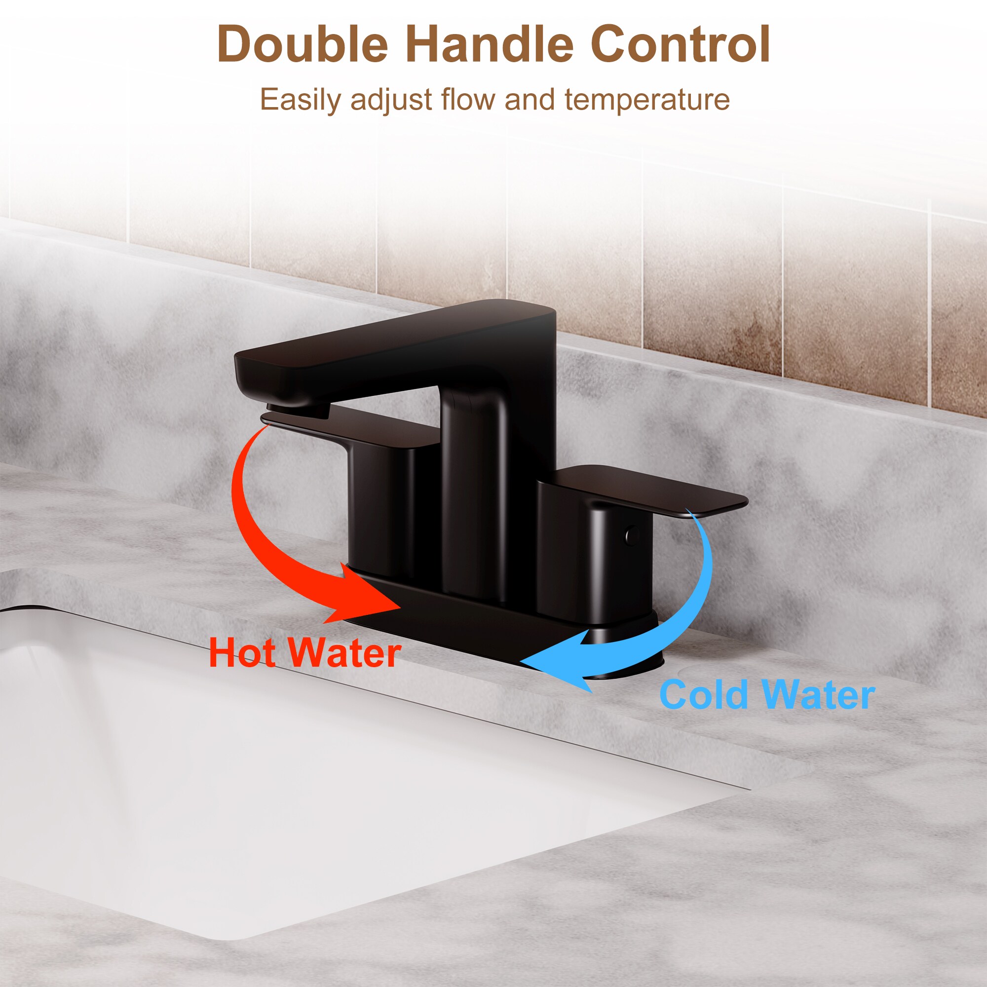 Mondawe OR-8008B-DG Lavatory-Faucets - View #4
