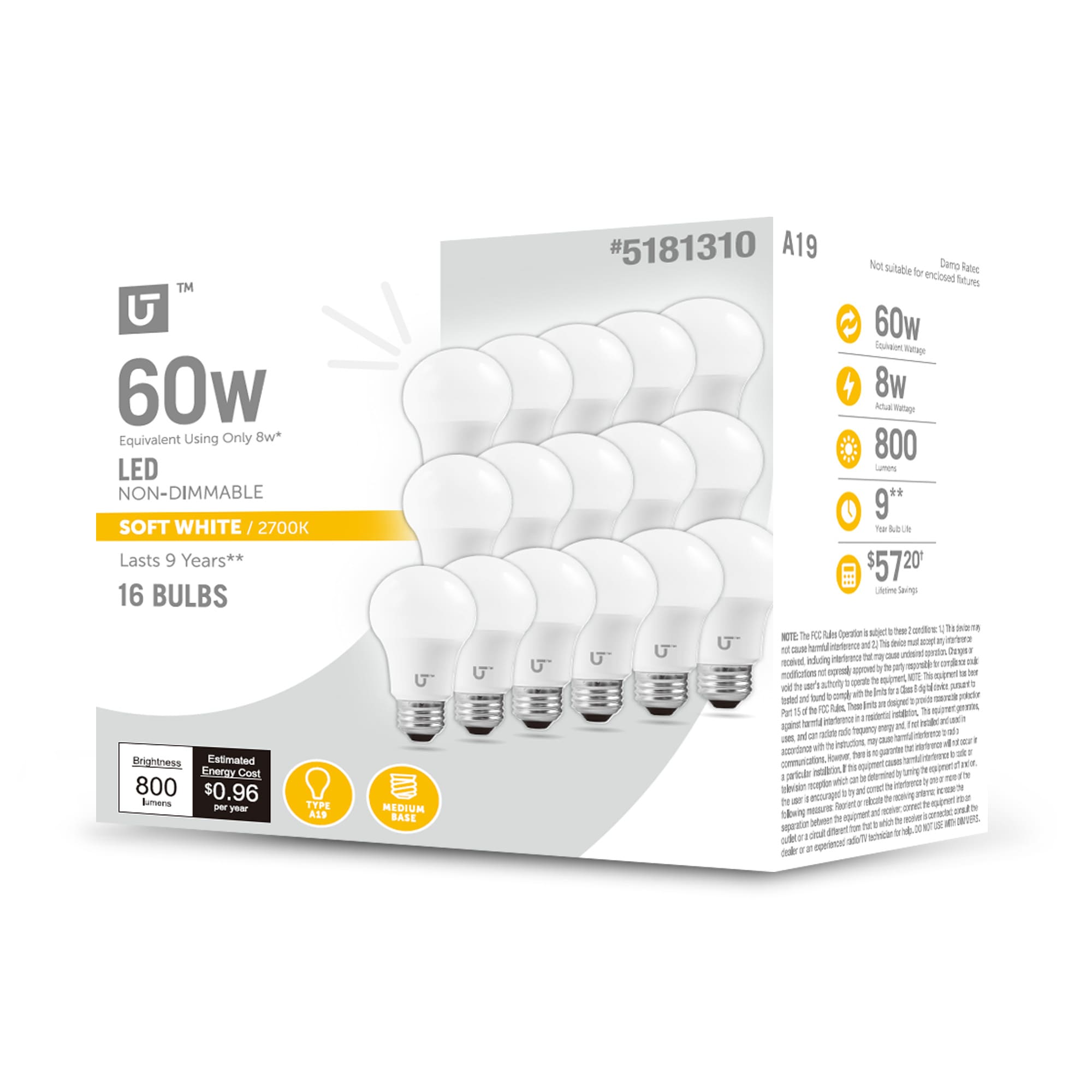Utilitech YGA03C54-8W-827-16 Led-Lights - View #10