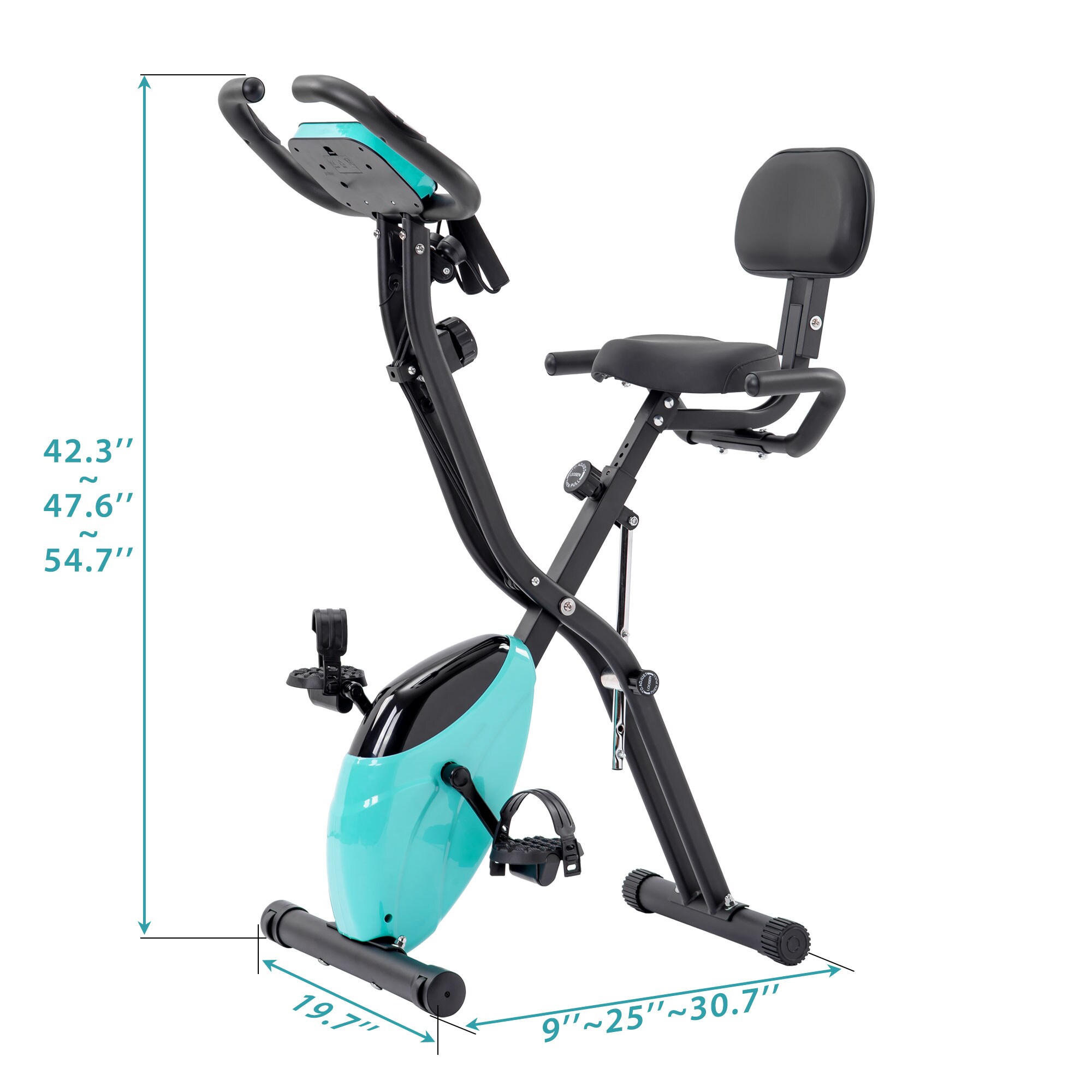 Flynama Magnetic Upright Cycle Foldable Exercise Bike in the