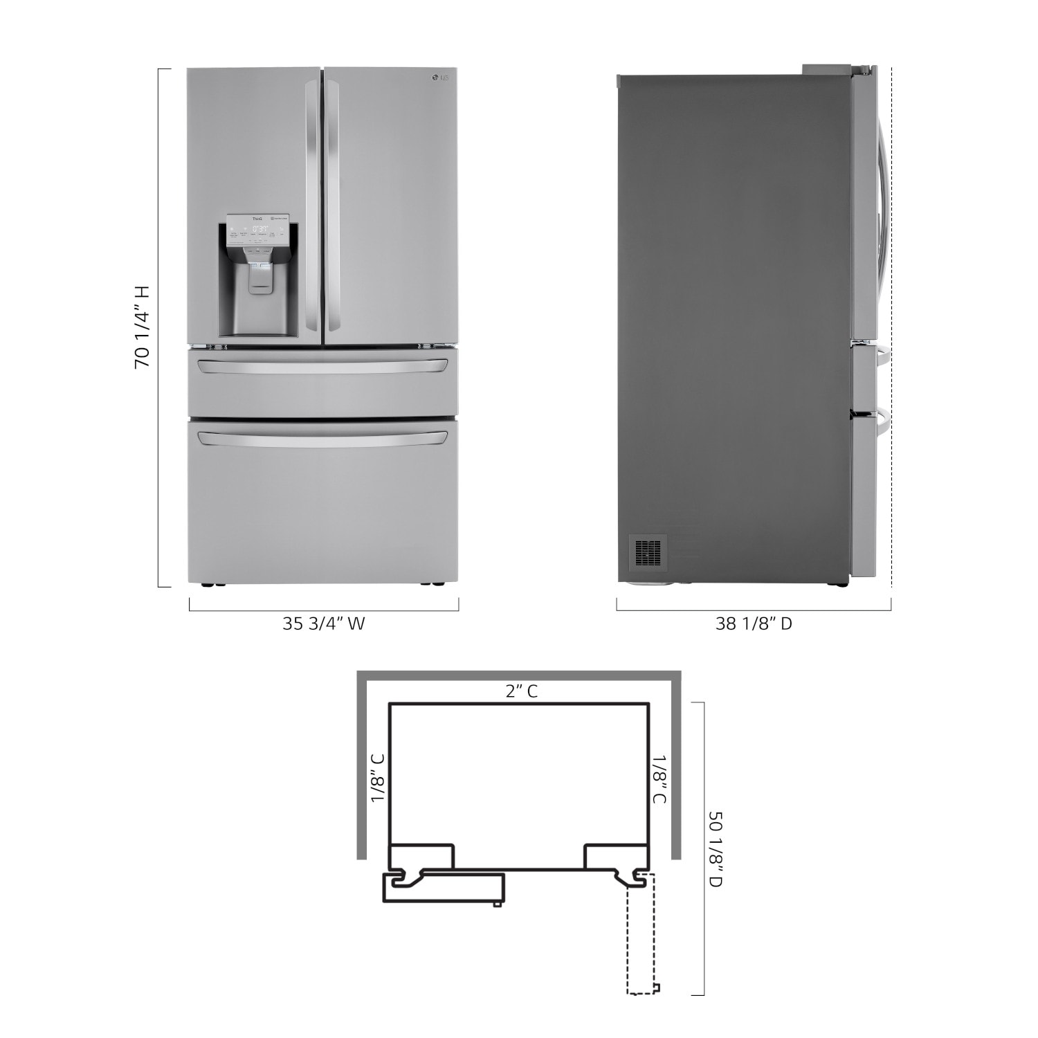LG LLMXS3006S French-Door-Refrigerators - View #19