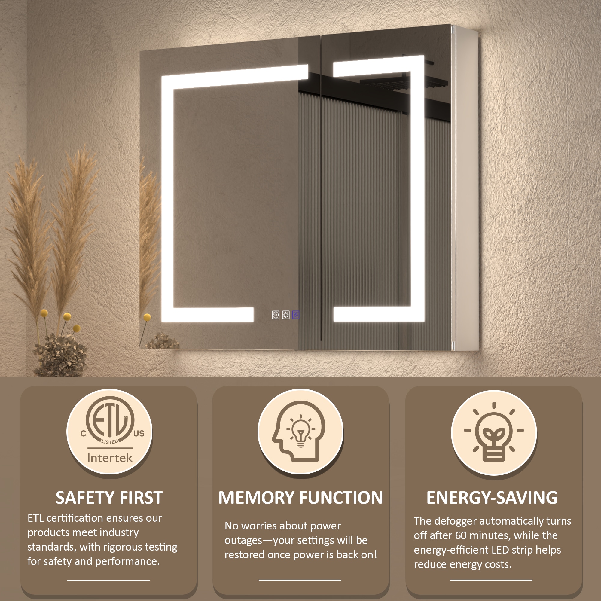 ExBrite LWSDHMC3026V3 Bathroom-Medicine-Cabinets - View #18