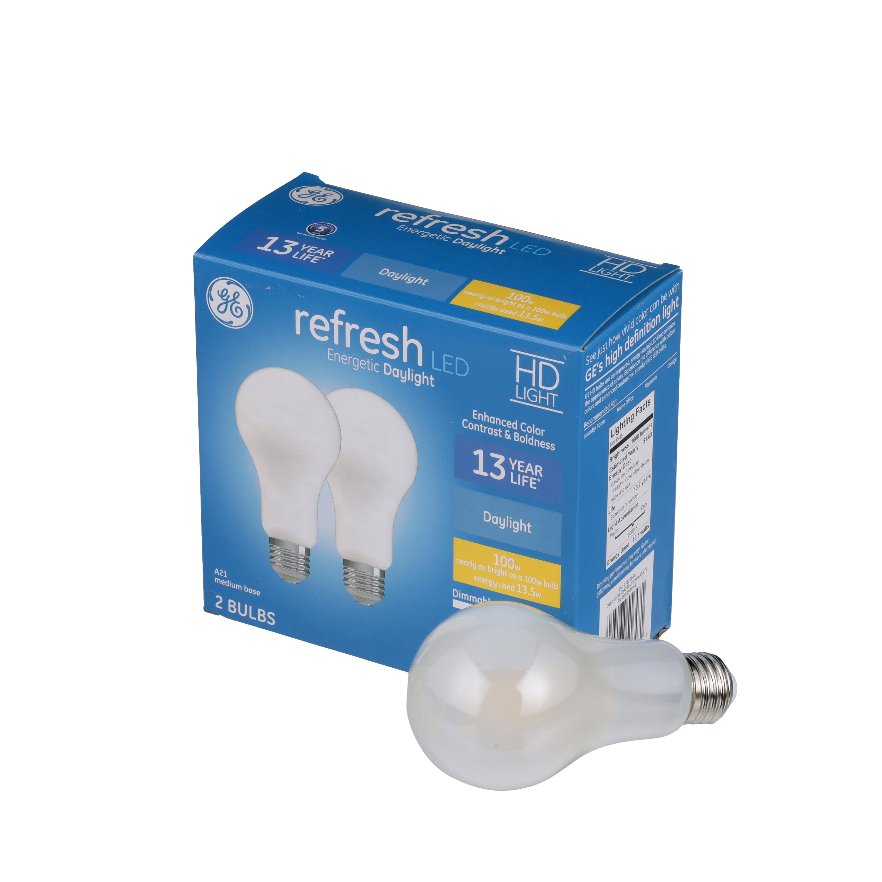 ge refresh led 1600 lumens