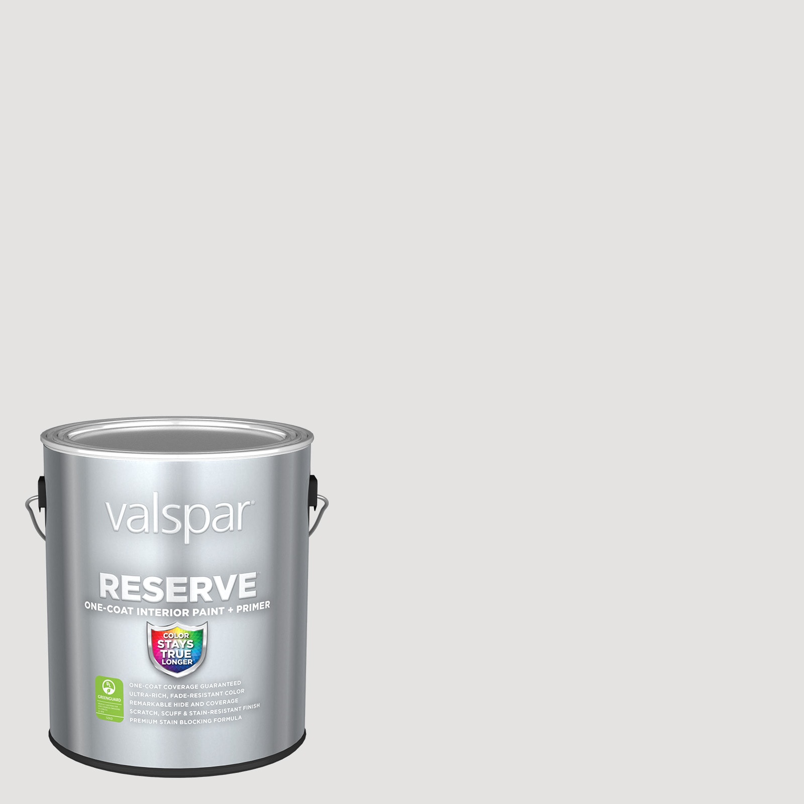 Valspar 7004-9-2916577 Reserve Eggshell Gray Shimmer 7004-9 Latex Interior Paint Paint + Primer ( 1-gallon )