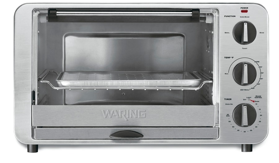BLACK+DECKER 6-Slice Stainless Steel Convection Toaster Oven with