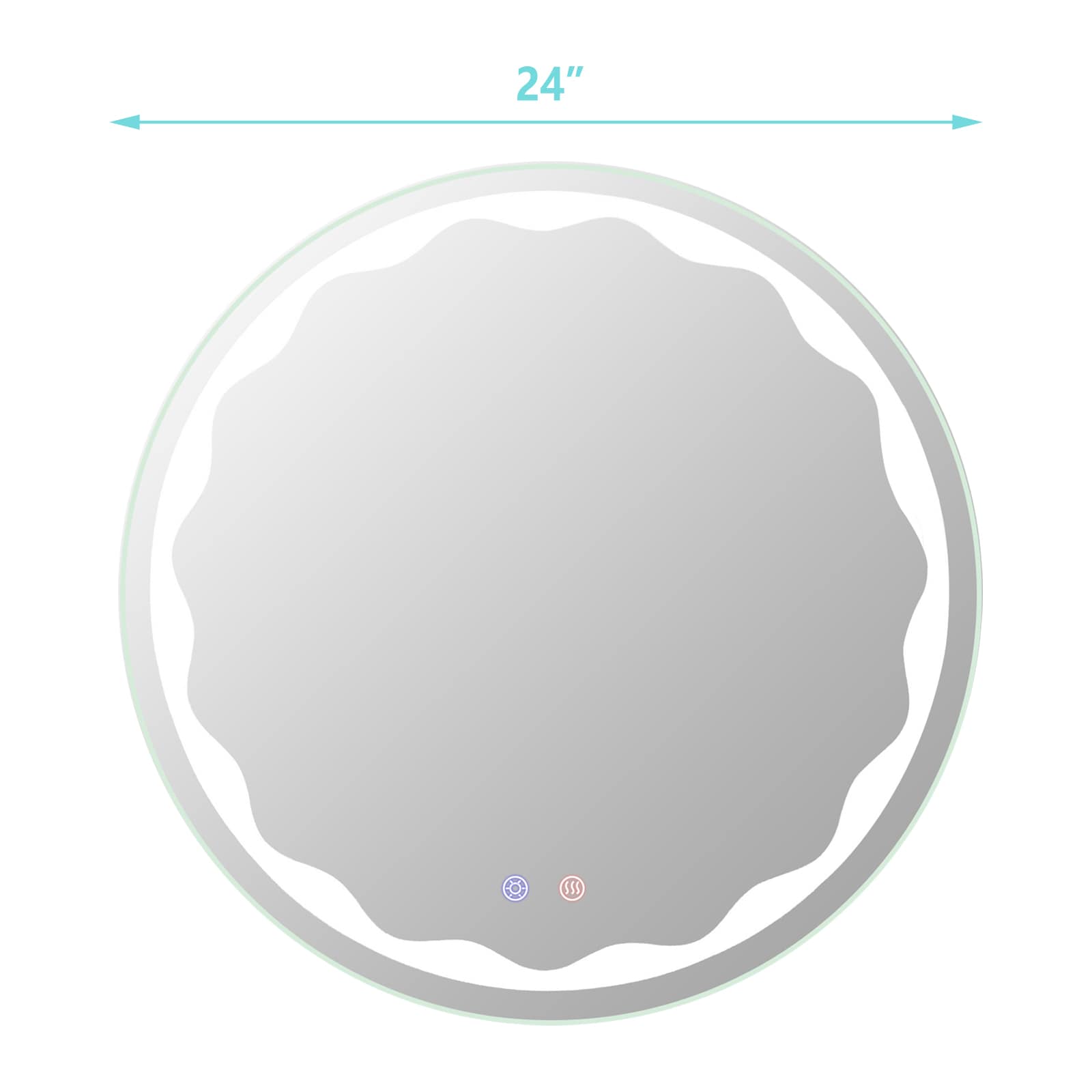 WELLFOR BTS-7818CA Framed-Bath-Mirrors - View #6