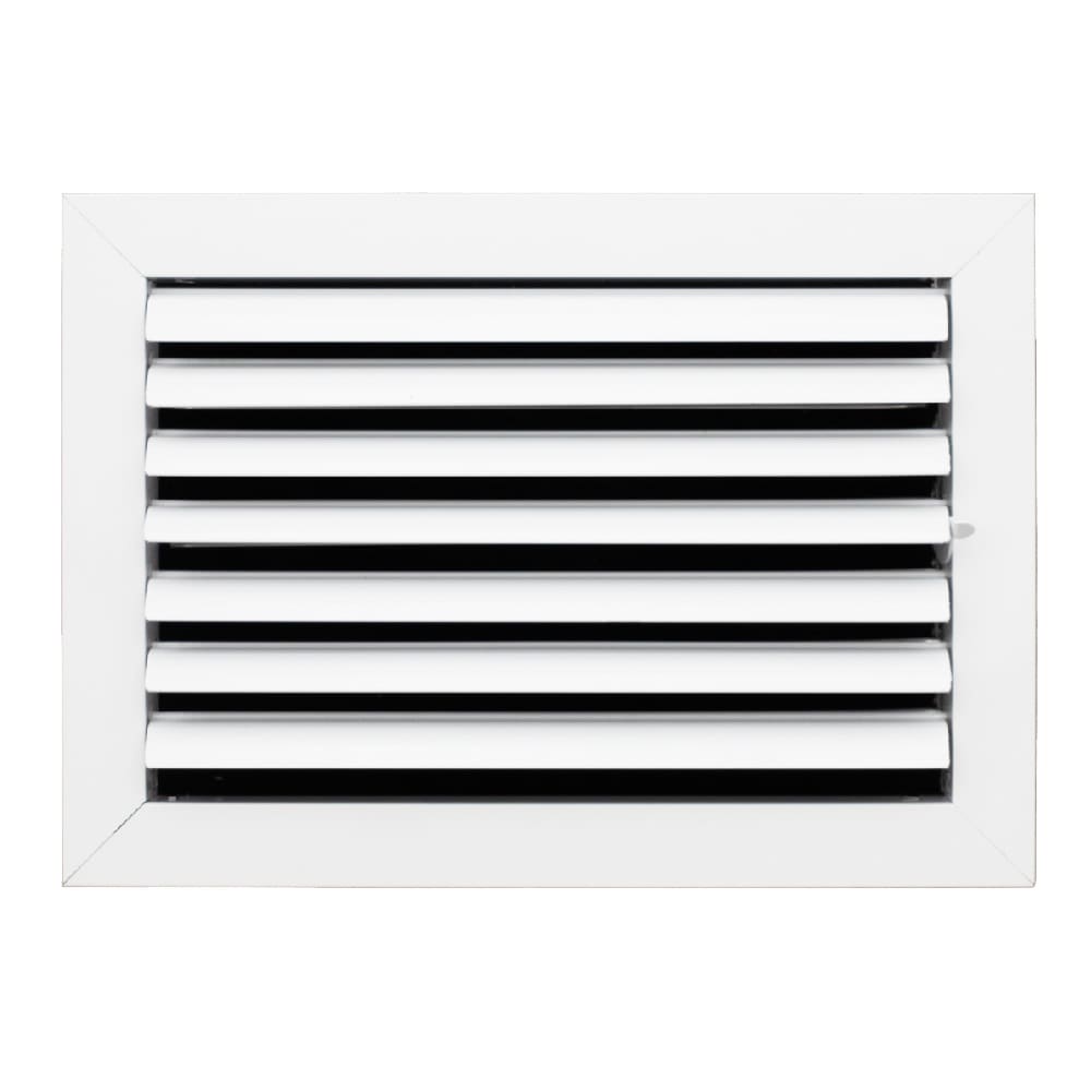 ACLaminaire 8-Inches x 12-Inches 1-way Aluminum Ceiling Diffuser in White #L-CL 1 M 12X8