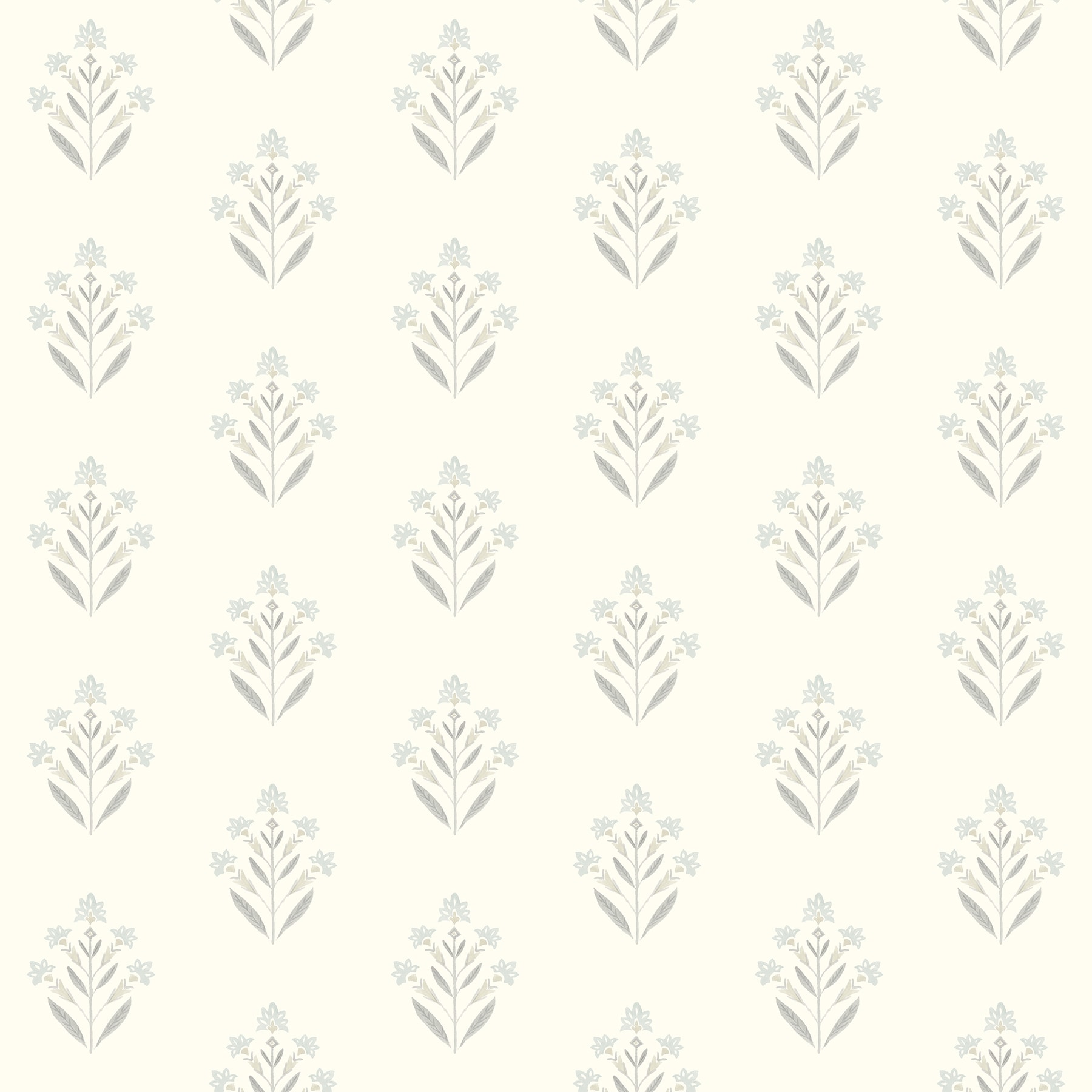 Chesapeake - 56.4-sq ft Blue Non-woven Floral Prepasted Soak and Hang Wallpaper