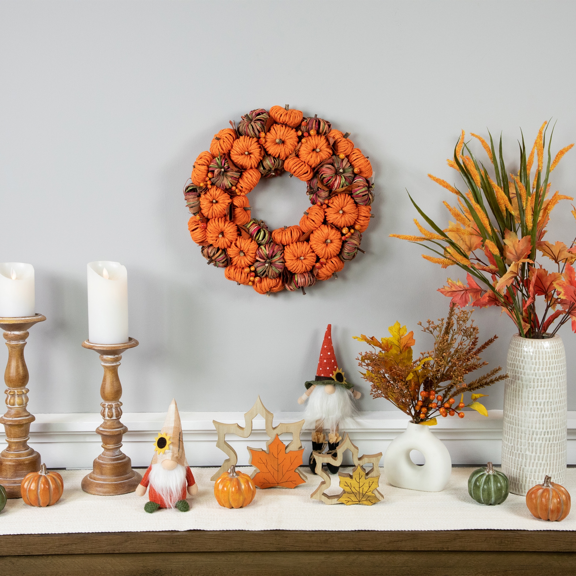 Northlight 32258305 Artificial-Thanksgiving-Wreaths - View #4