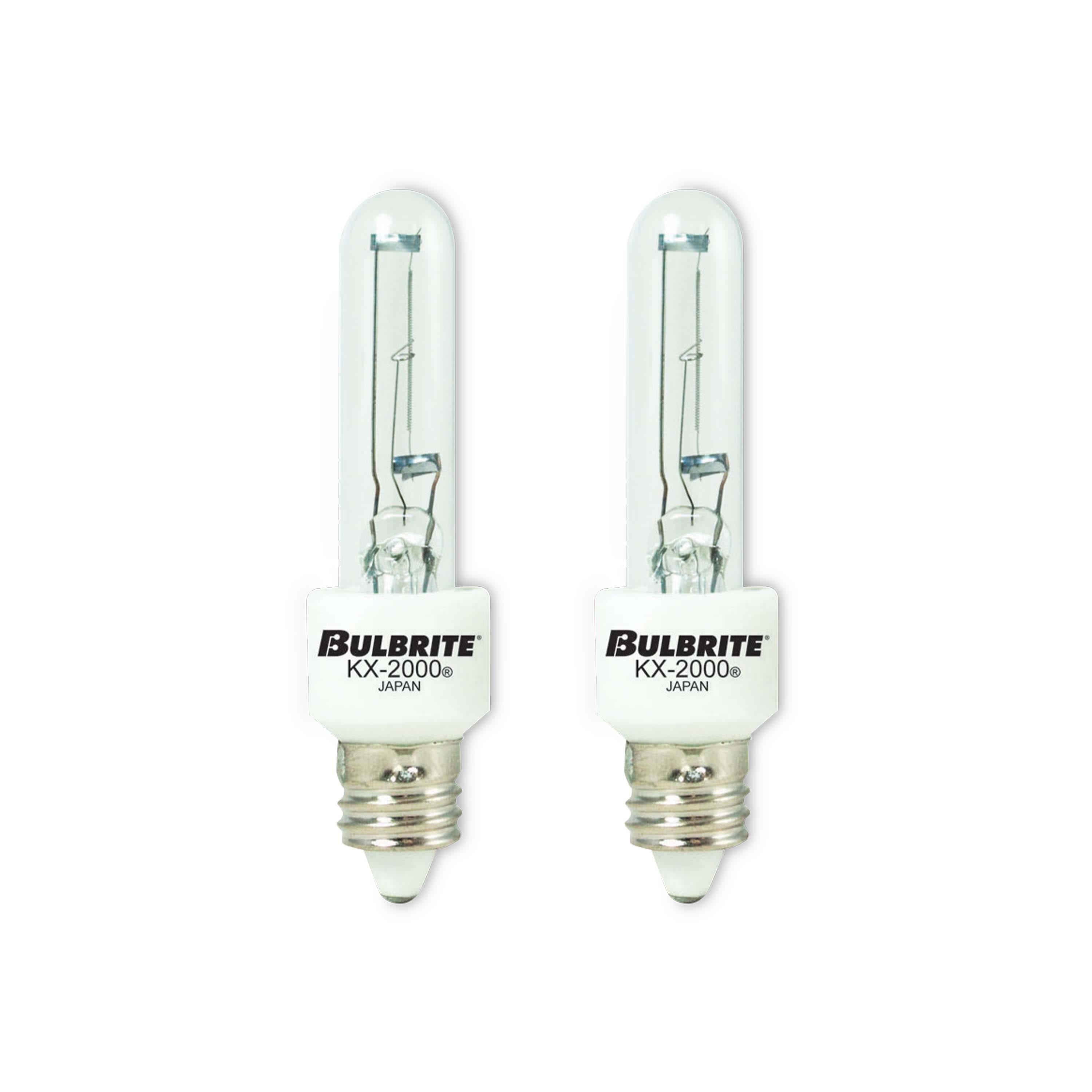 Bulbrite KX-2000 60-Watt EQ T3 Warm White Mini Candelabra Base (e-11 ...