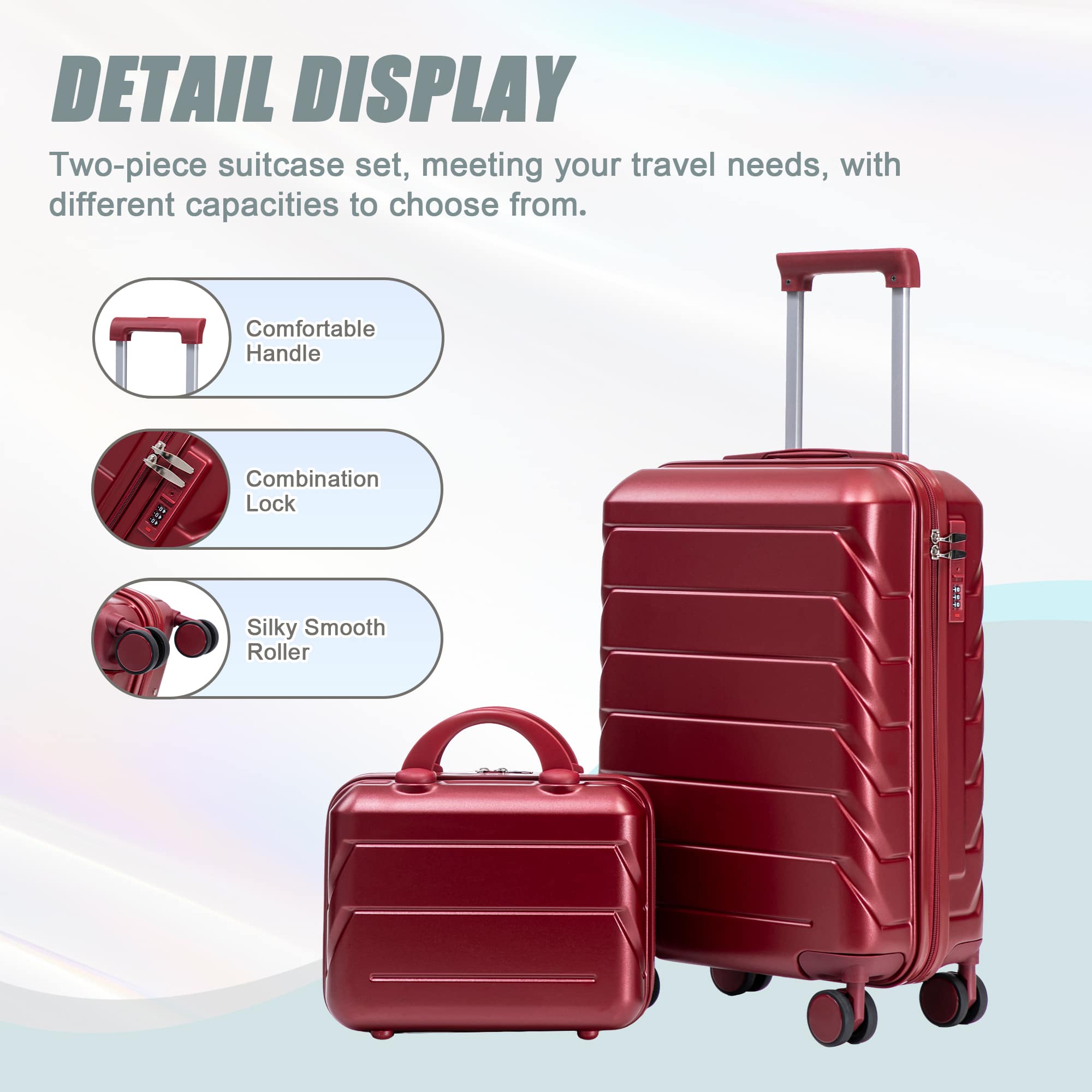 Vynxaria LESX4050DJXLXZ017 Luggage-And-Luggage-Sets - View #2