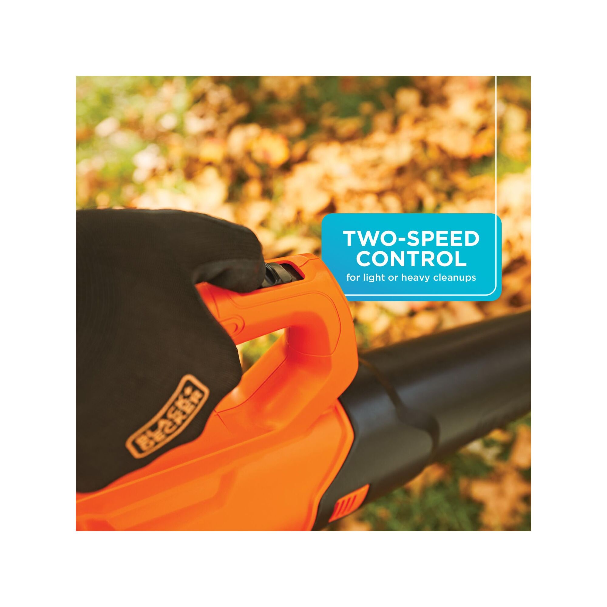 BLACK+DECKER 20V MAX Cordless Leaf Blower, 2-Speed, Up To 90 MPH, with  Battery and Charger (BCBL700D1)