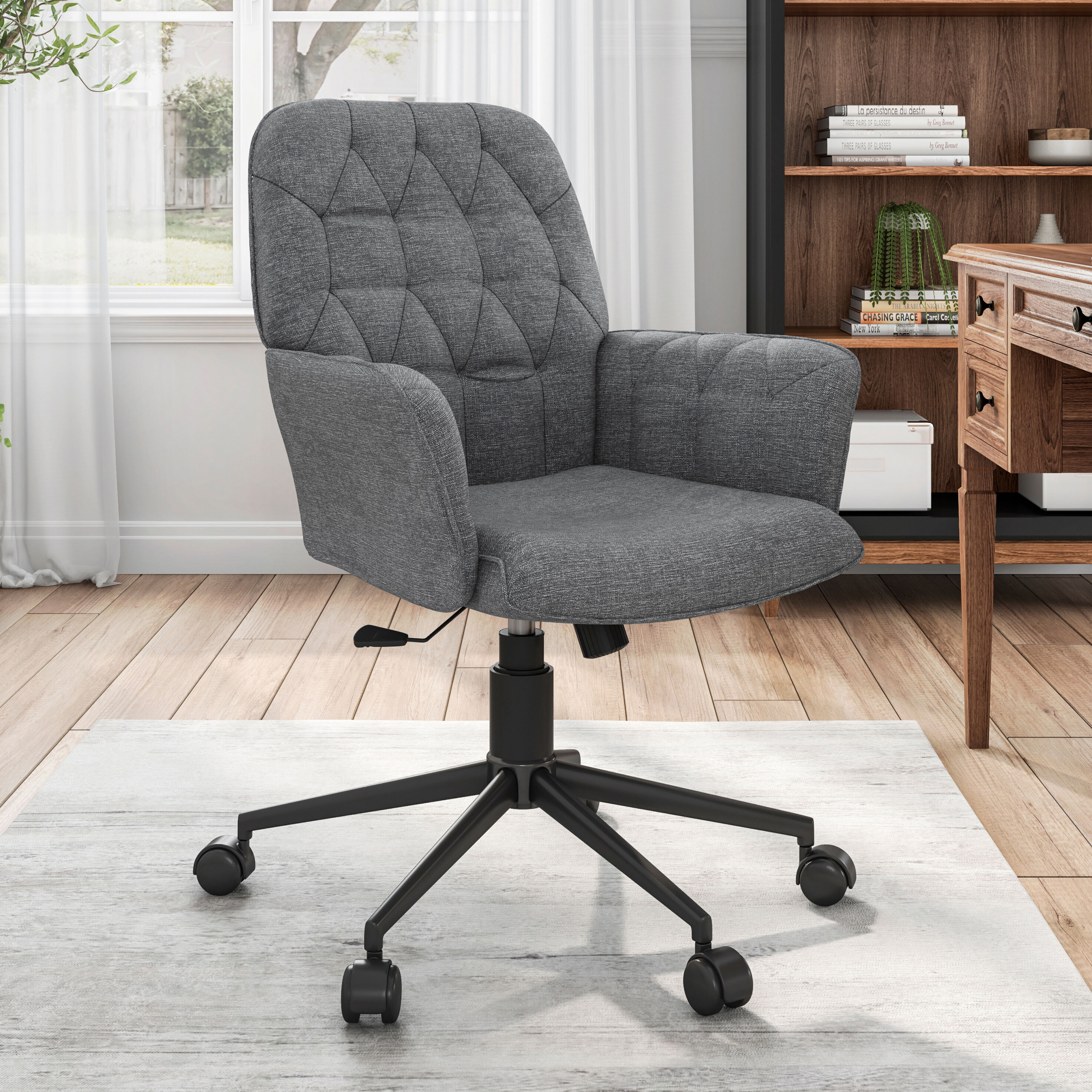 Techni Mobili RTA-2024-GRY Office-Chairs - View #9