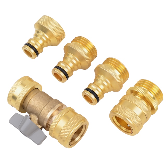 Project Source Brass Quick Connector Set in the Garden Hose Quick Connectors  department at