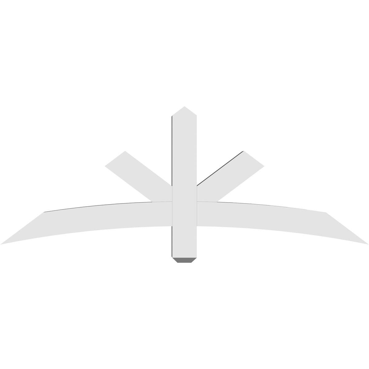 Ekena Millwork GBP060X23X0404ALB00 Exterior-Brackets-Braces - View #4