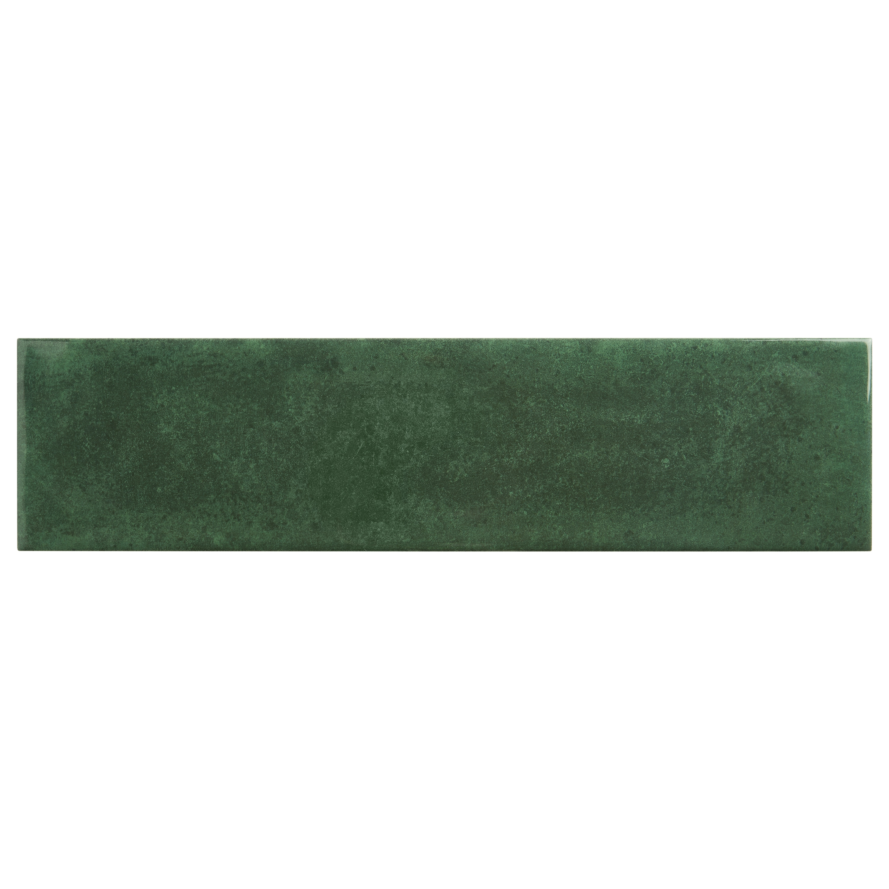 Artmore Tile Sample - Liora Lead Green 4-in x 16-in Glossy Ceramic Subway Wall Tile #ART1233591