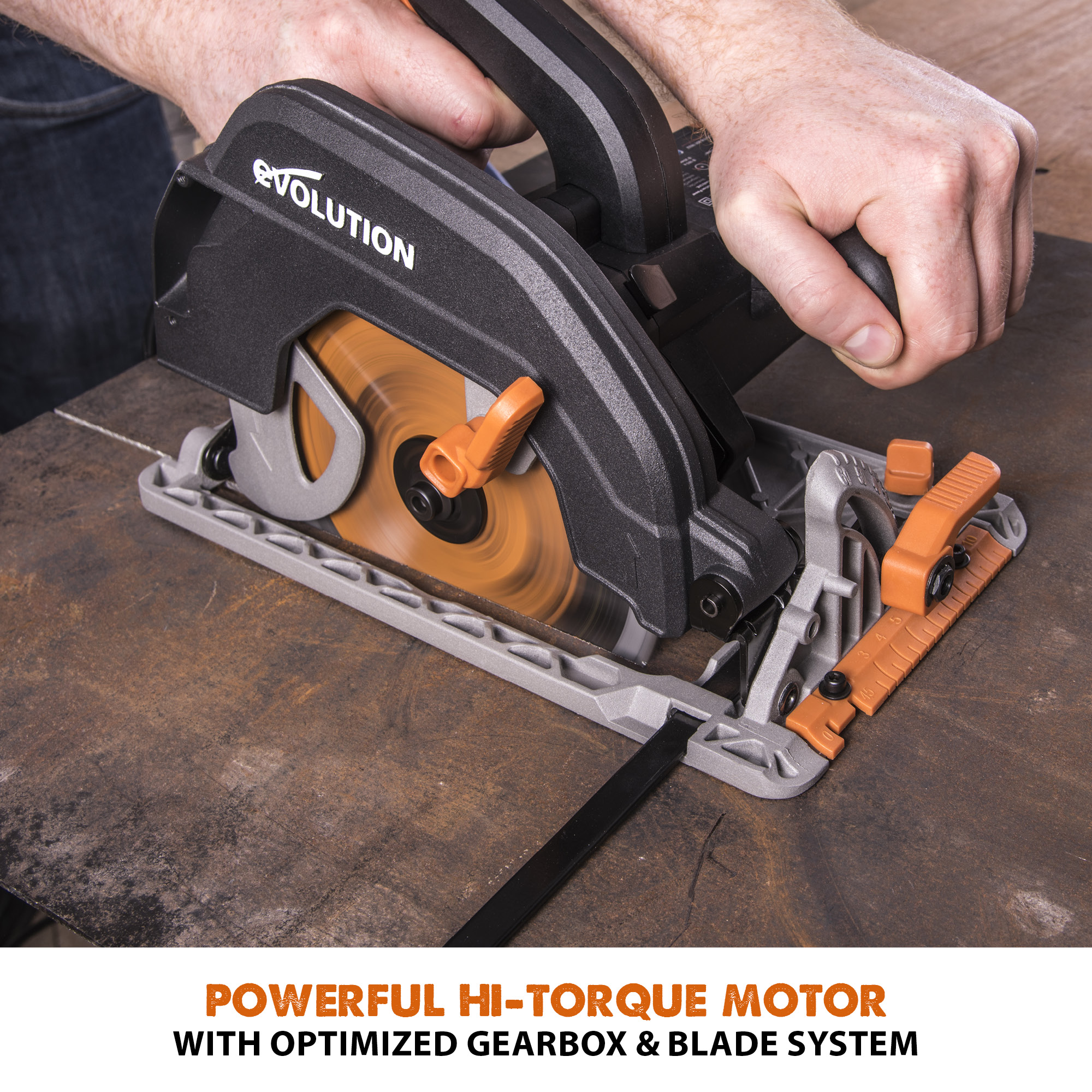 Evolution 15-Amp 7-1/4-in Corded Circular Saw in the Circular Saws  department at