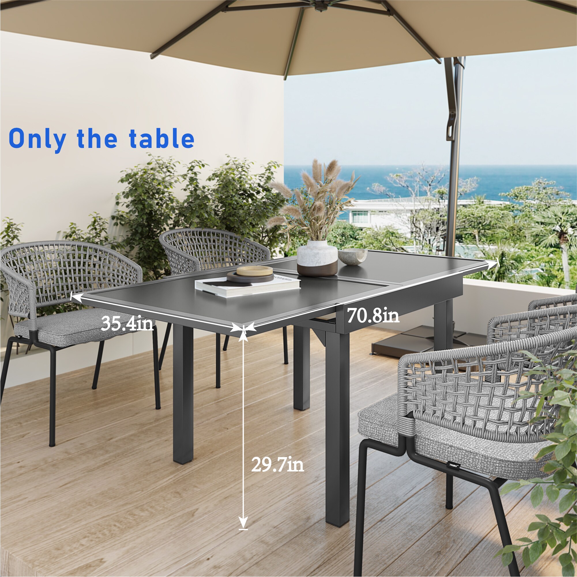 Pellebant PB-TB010LGY Patio-Tables - View #8