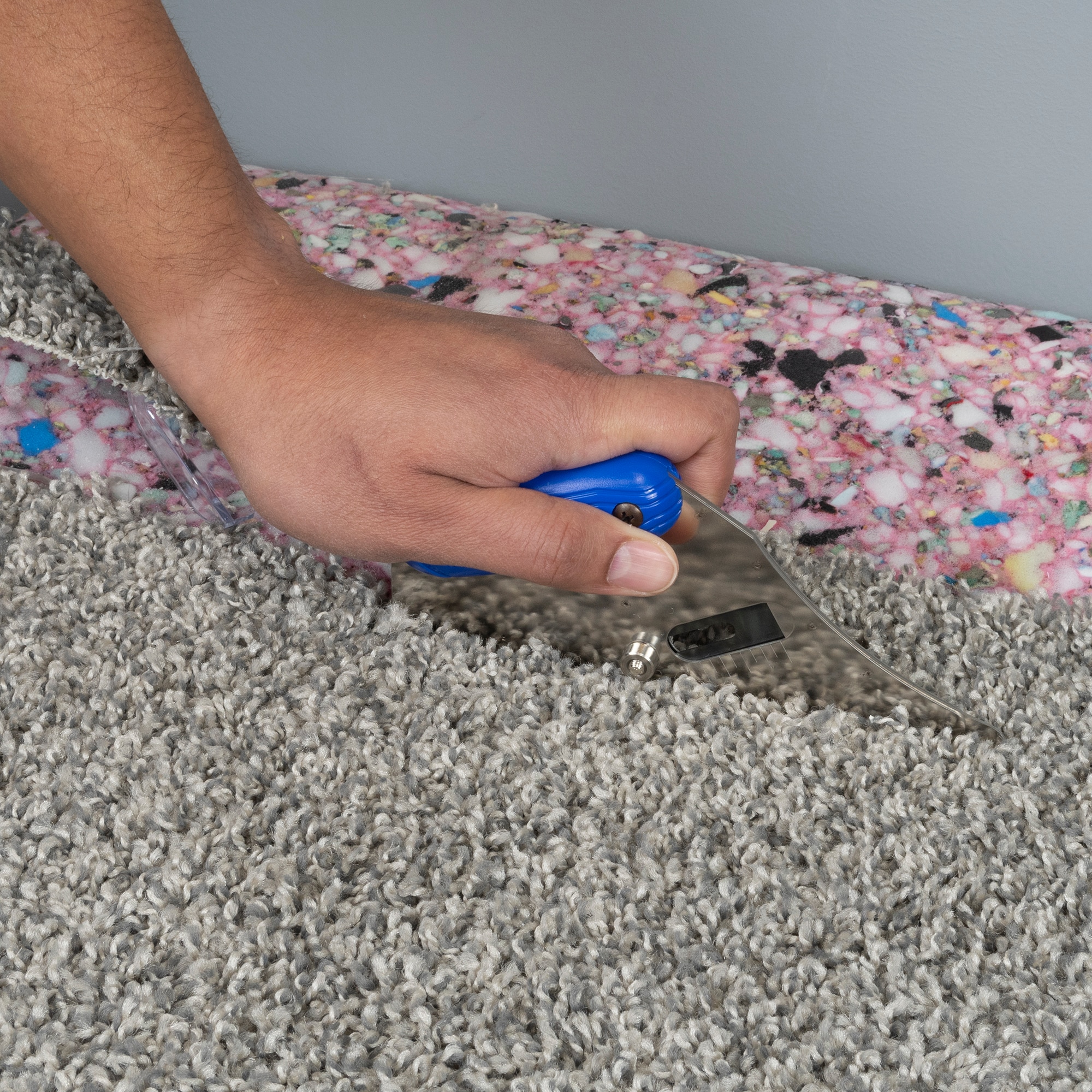 Carpet Cutter Placed on a New Carpet. Stock Image - Image of finishing,  cutting: 255615165