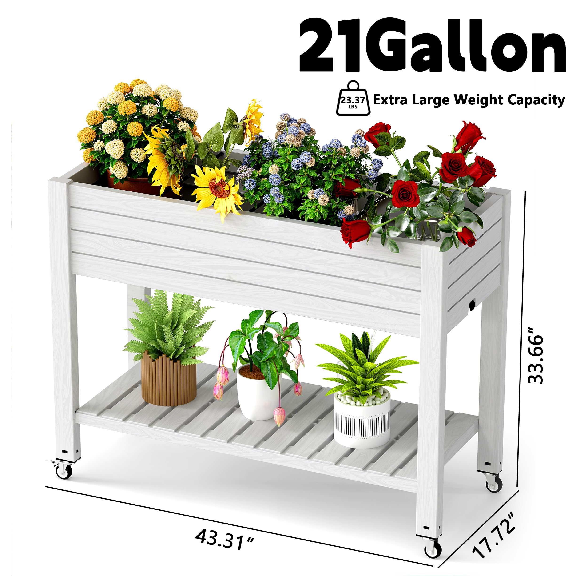 Yardgrace BSBG458B0W1 Raised-Planter-Boxes - View #4