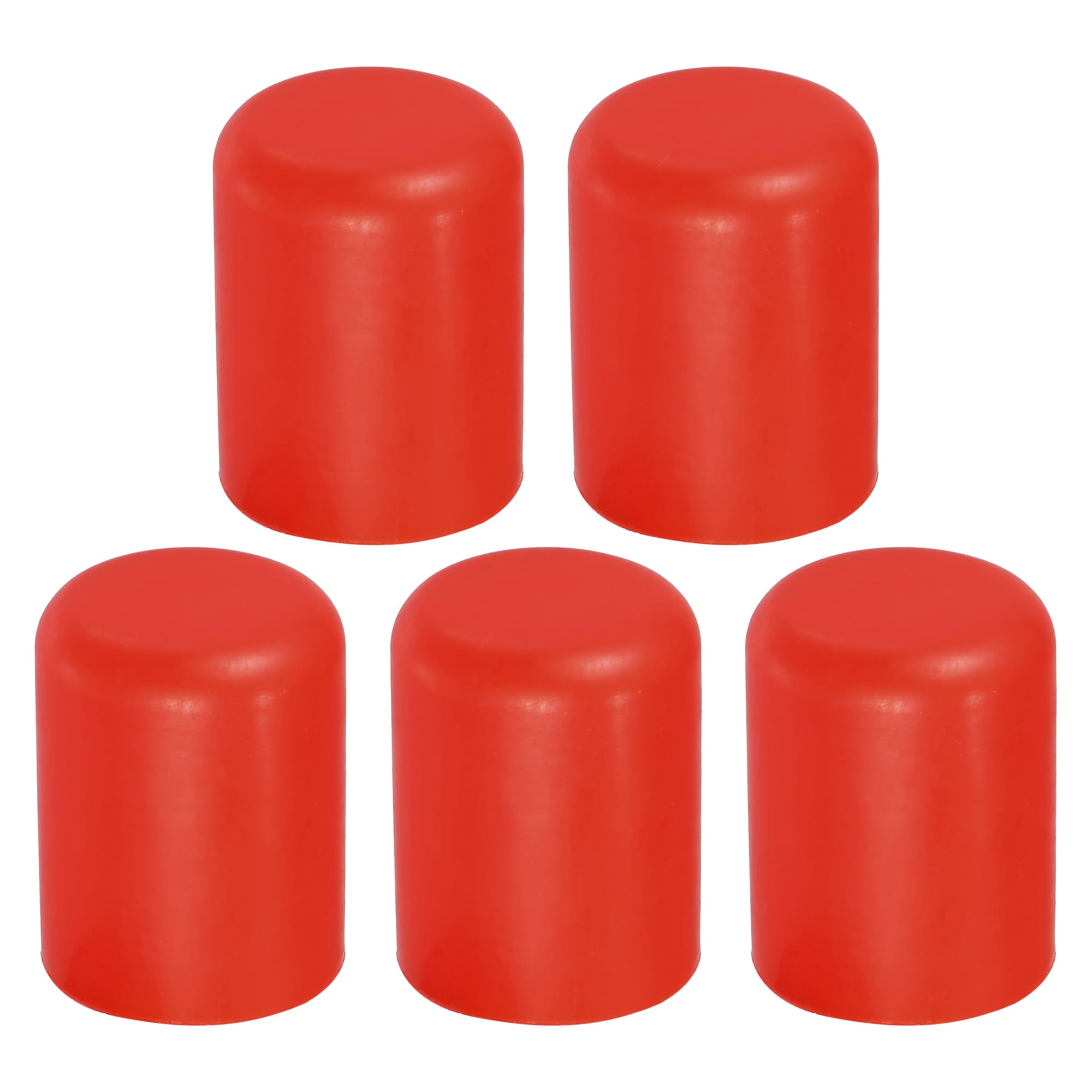 Unique Bargains 5pcs 19mm 0.75 Inch Silicone Vacuum Hose Cover Caps Stopper Terminal Connector End Caps Sealing Hose Plugs Intake Manifold Vacuum Fitting for Car Red #S25123100UX3497