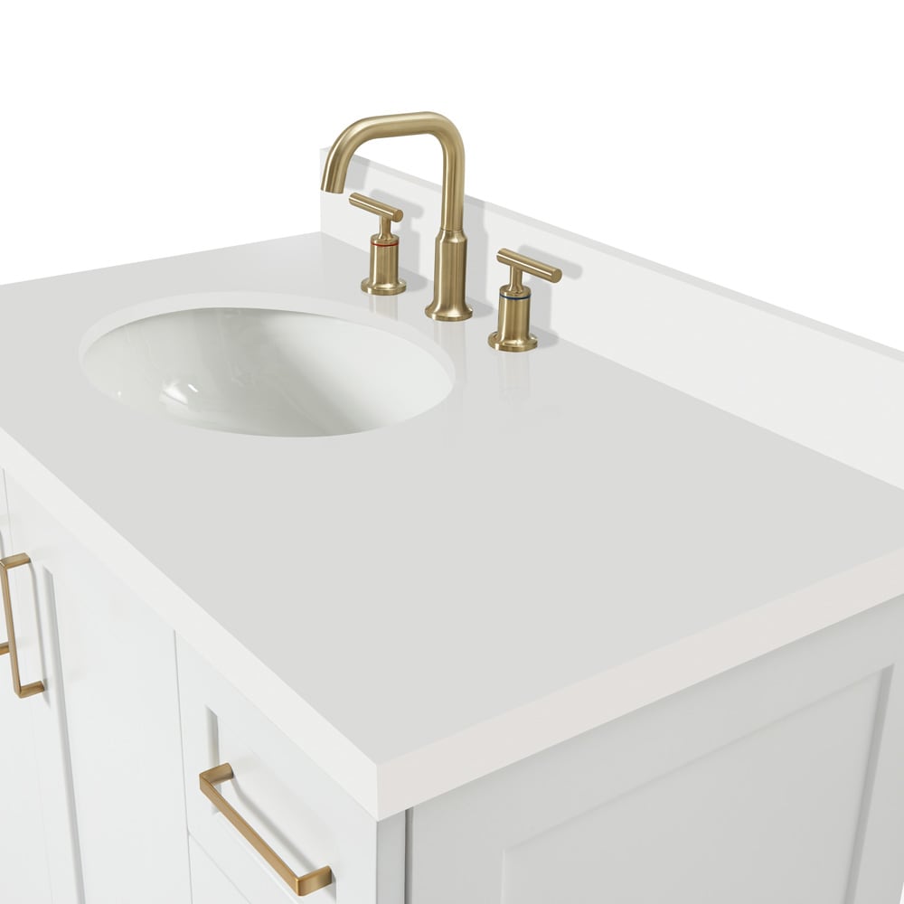 ARIEL Q037SLWQOVOWHT Bath-Vanity-Combo - View #9